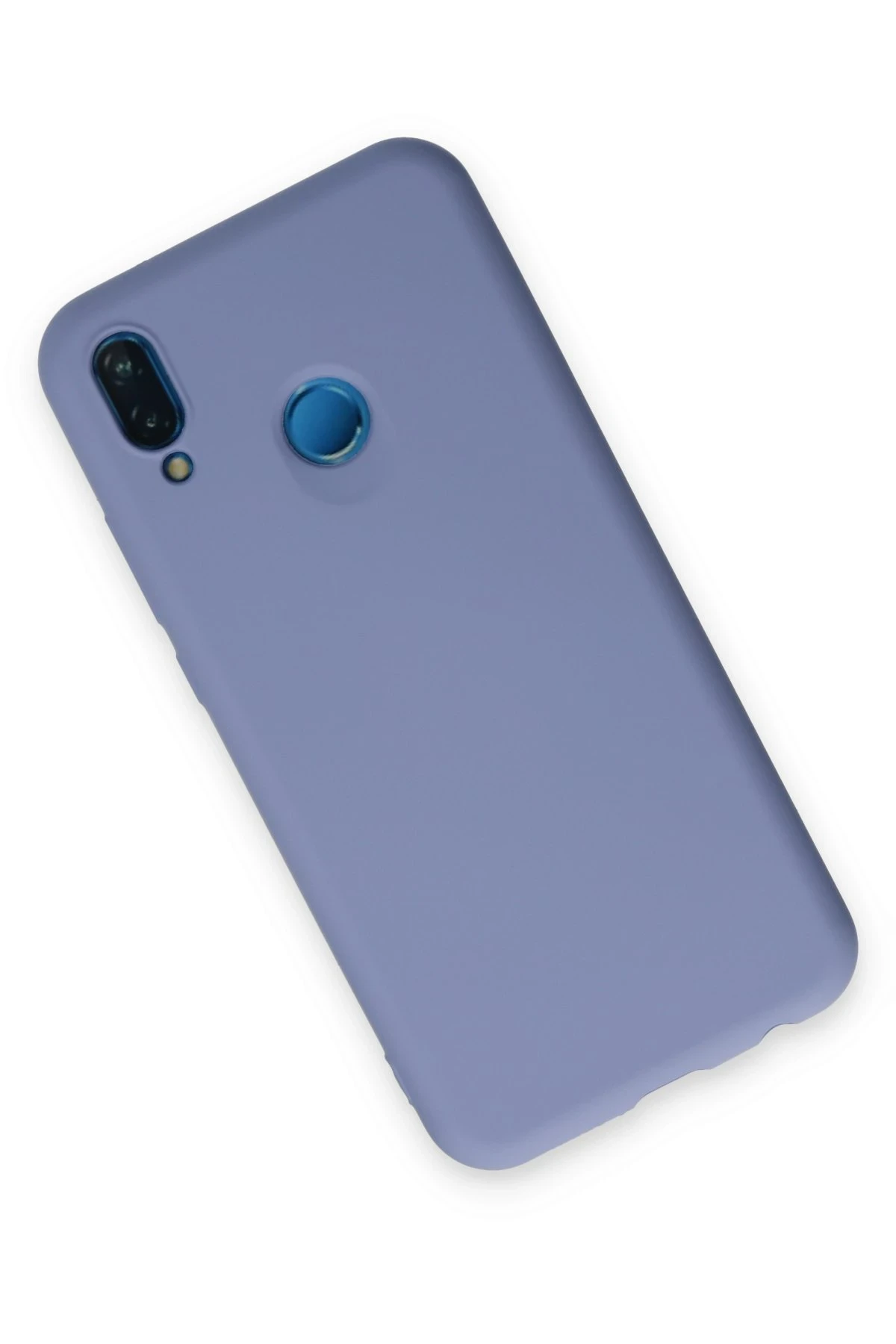 Newface Huawei P20 Lite Kılıf Nano içi Kadife Silikon - Lila - Görsel 3