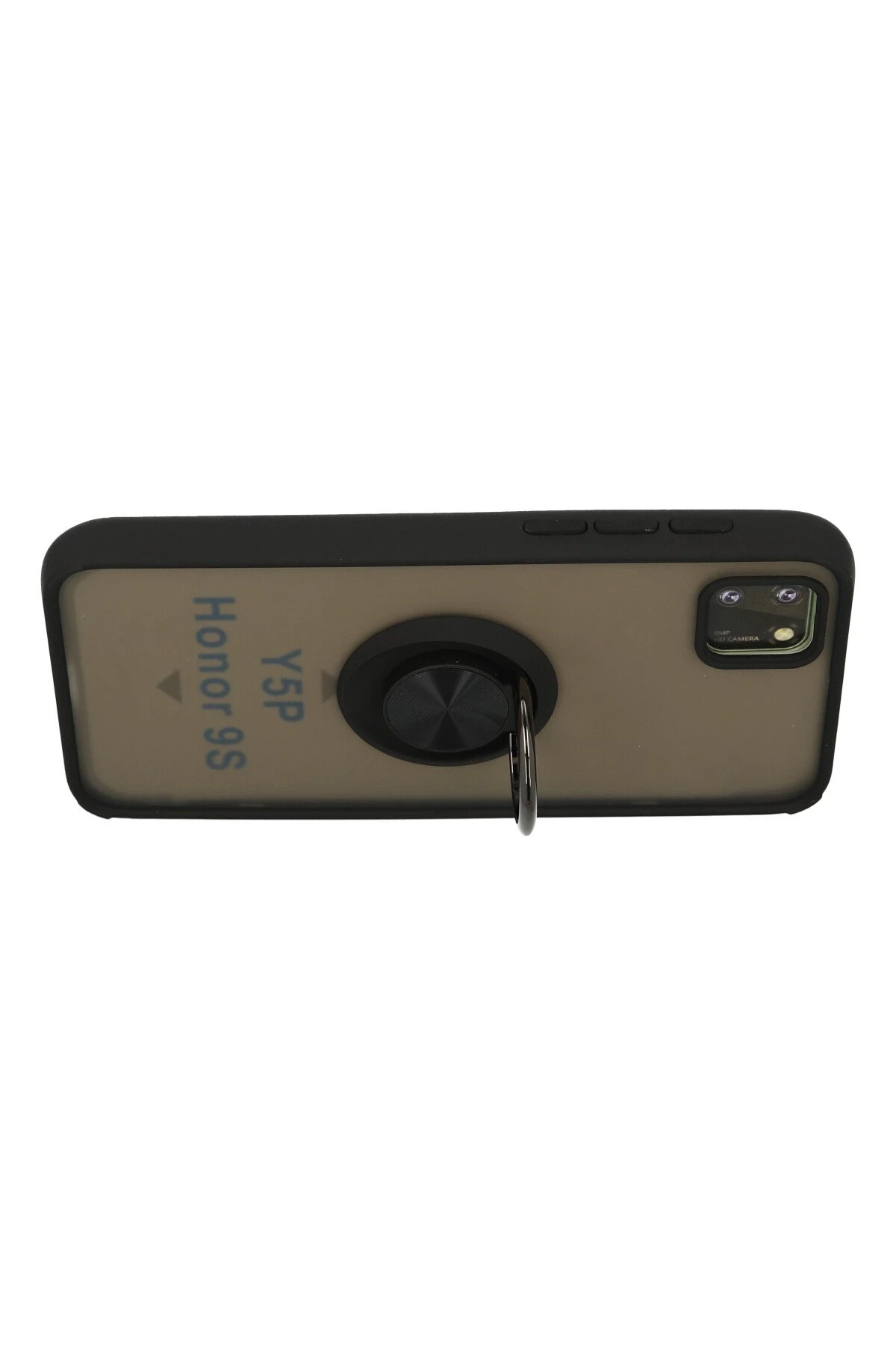Newface Huawei Y5P Kılıf Montreal Yüzüklü Silikon Kapak - Siyah - Görsel 3