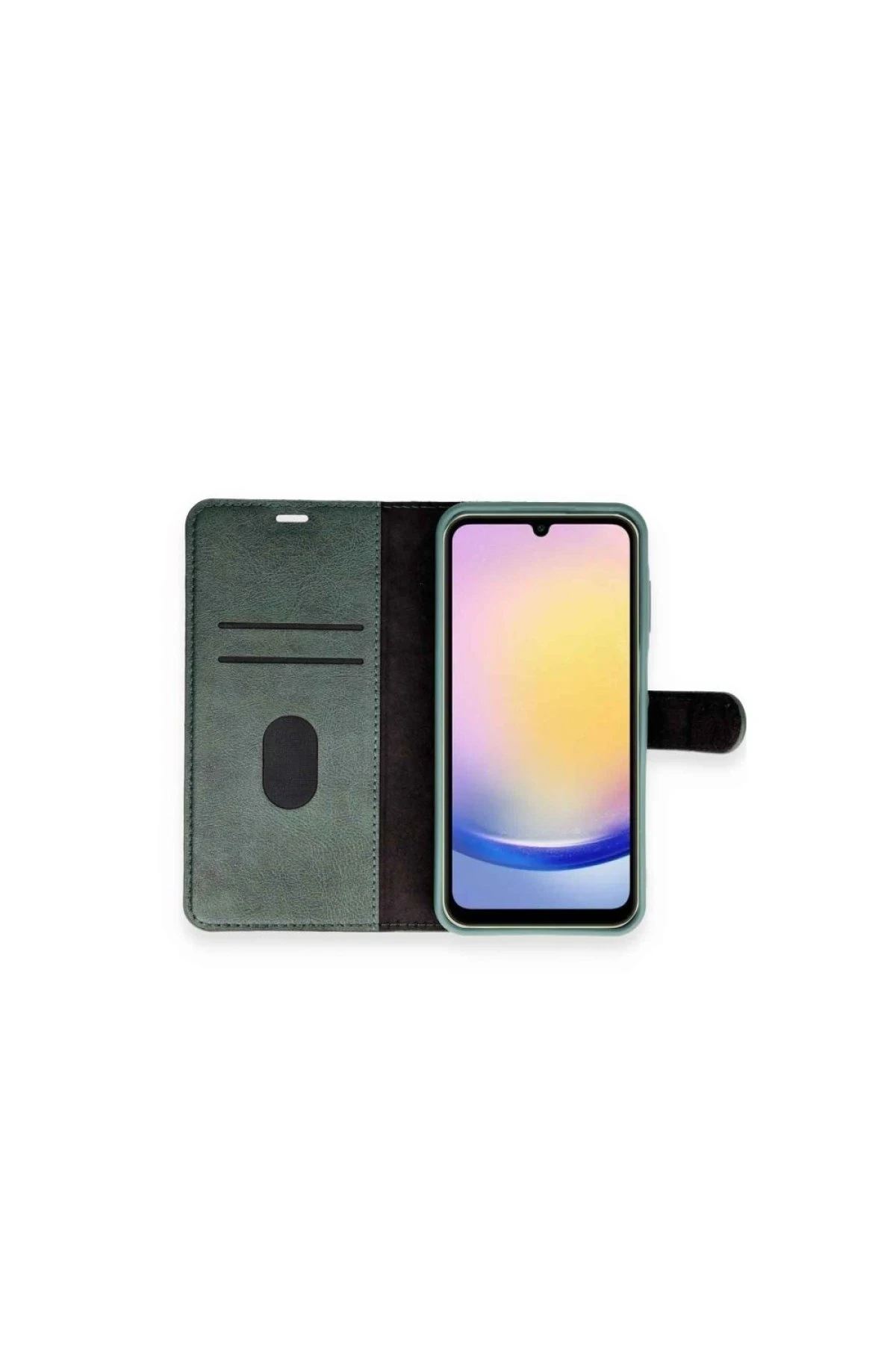 Newface Realme C55 Kılıf Trend S Plus Kapaklı Kılıf - Yeşil - Görsel 3