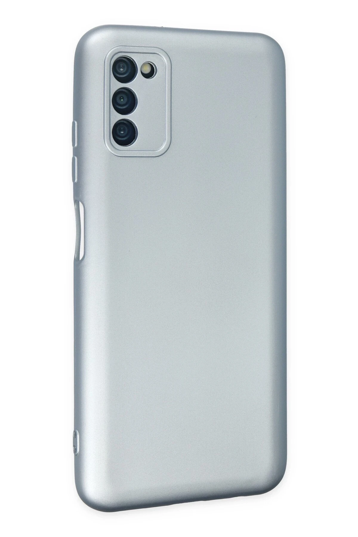 Newface Samsung Galaxy A03S Kılıf Nano içi Kadife Silikon - Sky Blue - Görsel 3