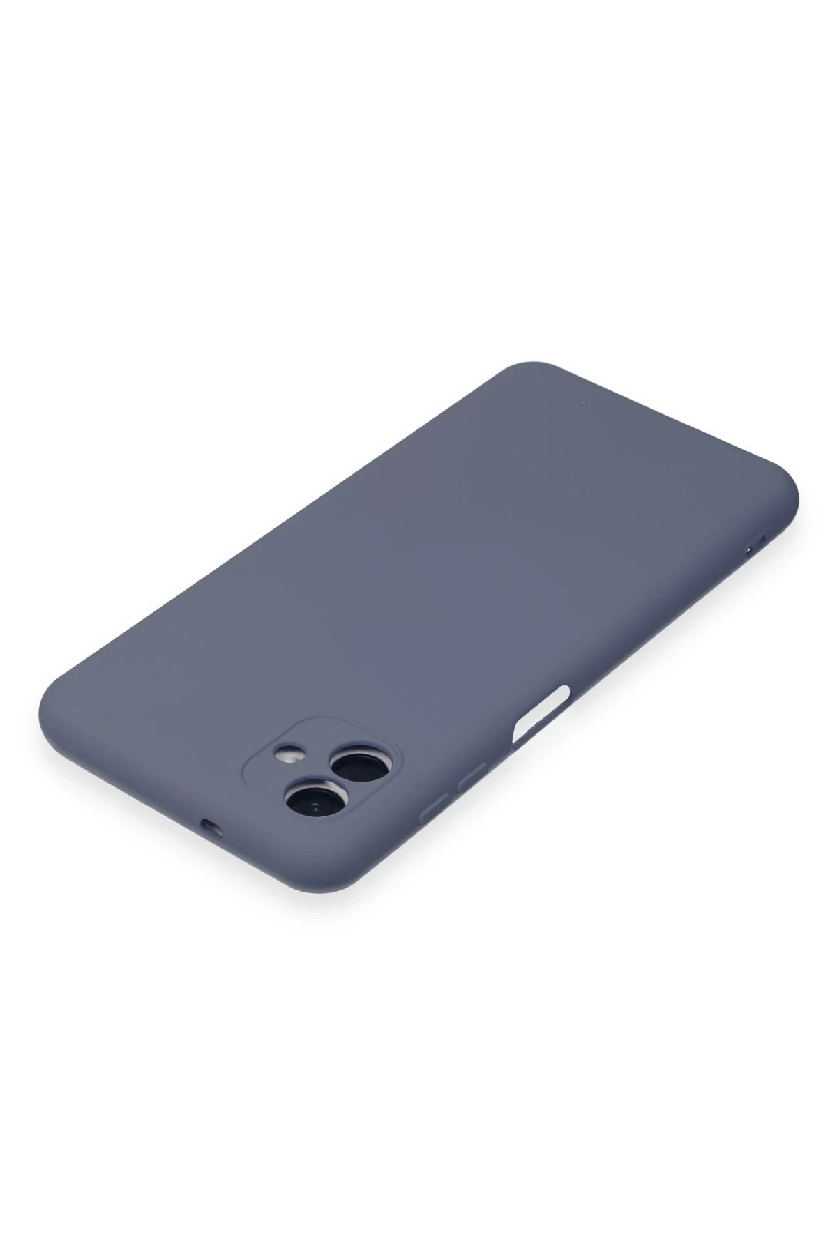 Newface Samsung Galaxy A04E Kılıf Nano içi Kadife Silikon - Gri - Görsel 4