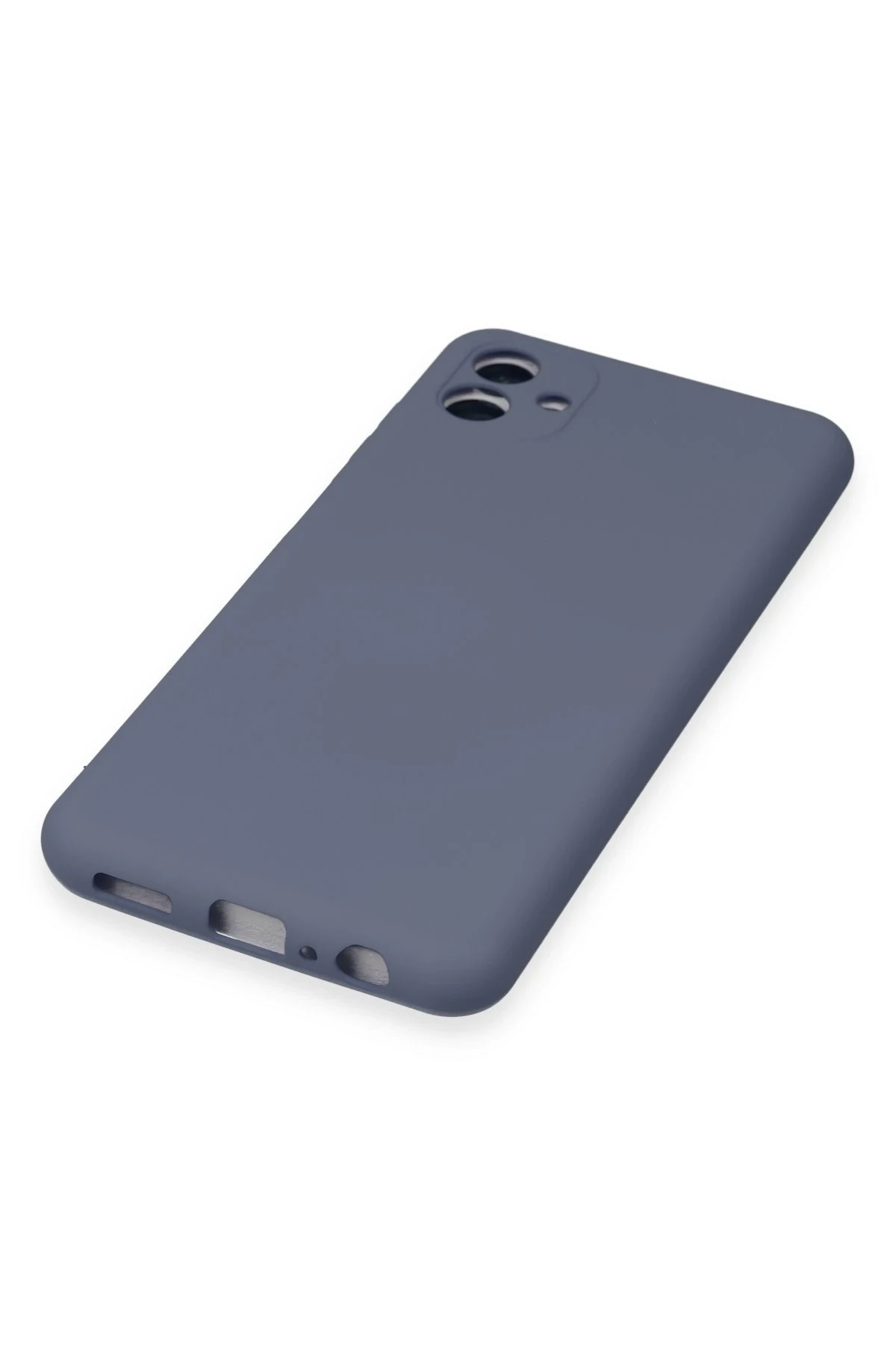Newface Samsung Galaxy A04E Kılıf Nano içi Kadife Silikon - Gri - Görsel 5