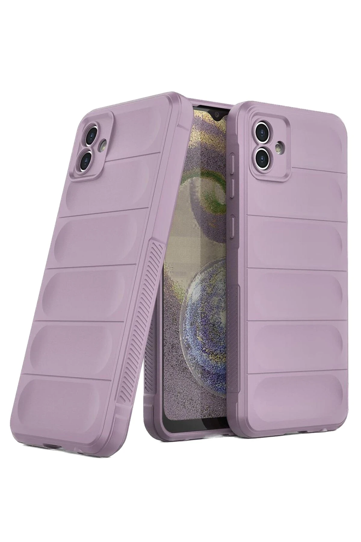 Newface Samsung Galaxy A05 Kılıf Optimum Silikon - Mor - Görsel 3