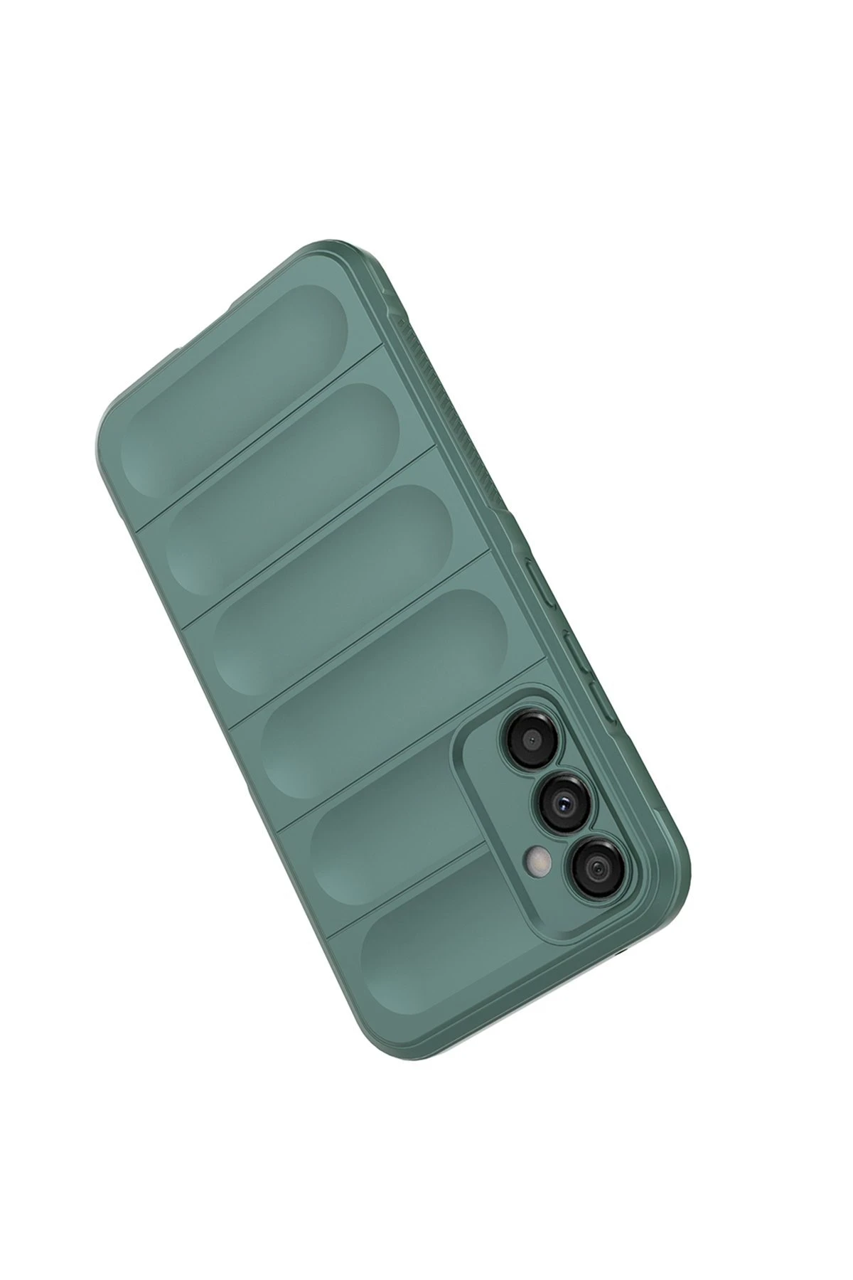 Newface Samsung Galaxy A05S Kılıf Optimum Silikon - Koyu Yeşil - Görsel 4