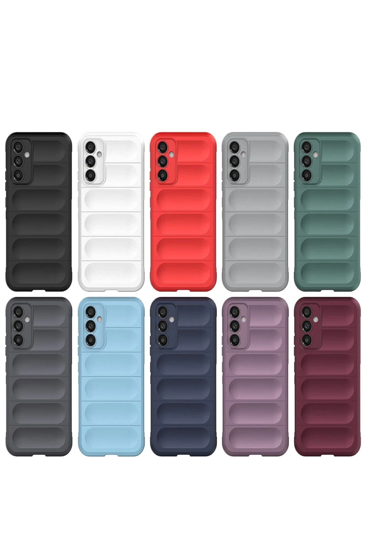 Newface Samsung Galaxy A05S Kılıf Optimum Silikon - Mor - Görsel 3