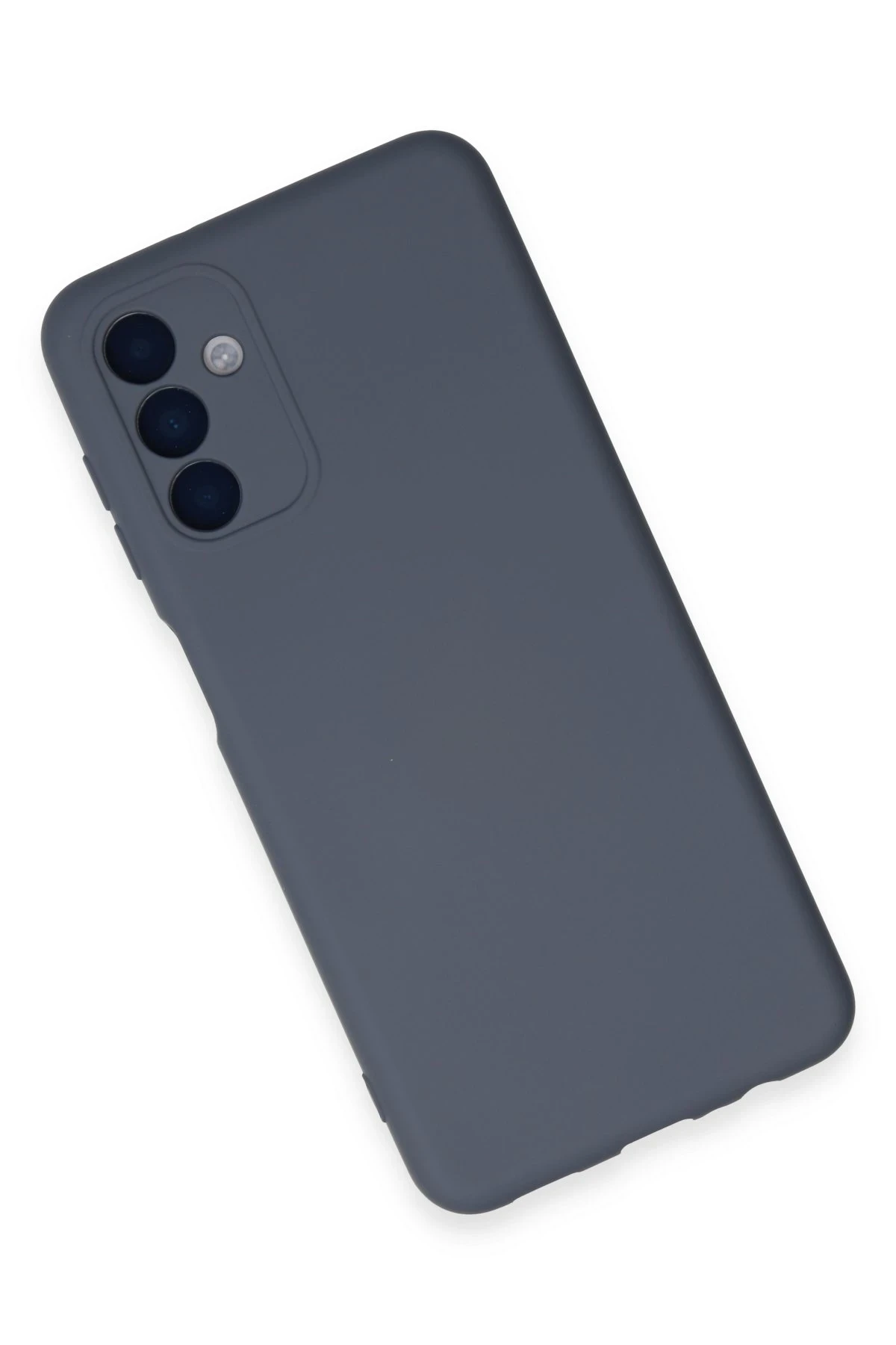 Newface Samsung Galaxy A24 4G Kılıf Nano içi Kadife Silikon - Gri - Görsel 3