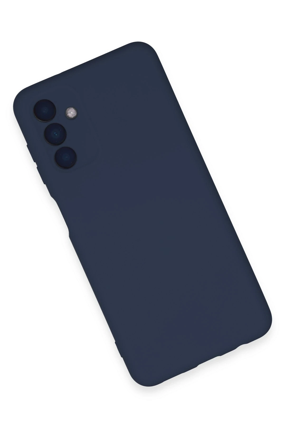 Newface Samsung Galaxy A24 4G Kılıf Nano içi Kadife Silikon - Lacivert - Görsel 3