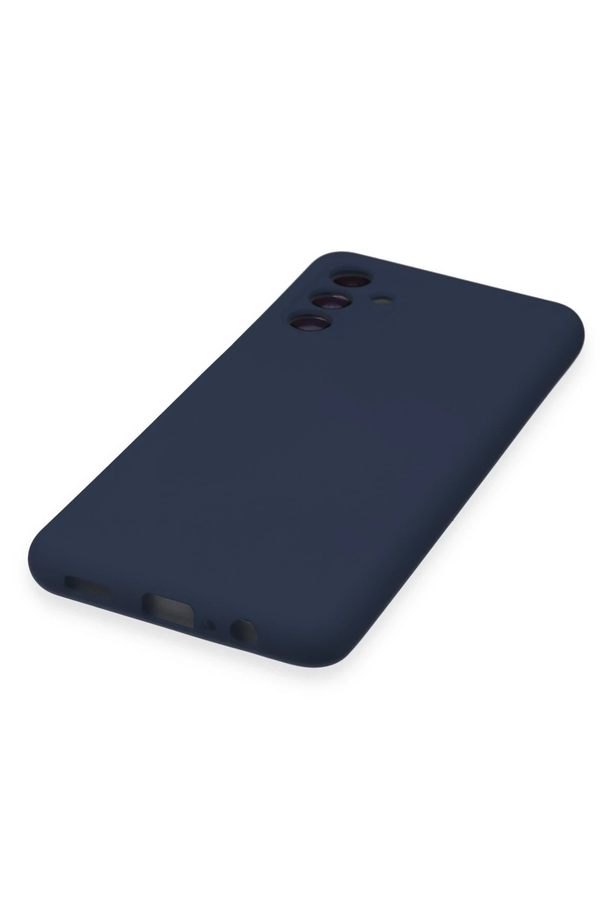 Newface Samsung Galaxy A24 4G Kılıf Nano içi Kadife Silikon - Lacivert - Görsel 5