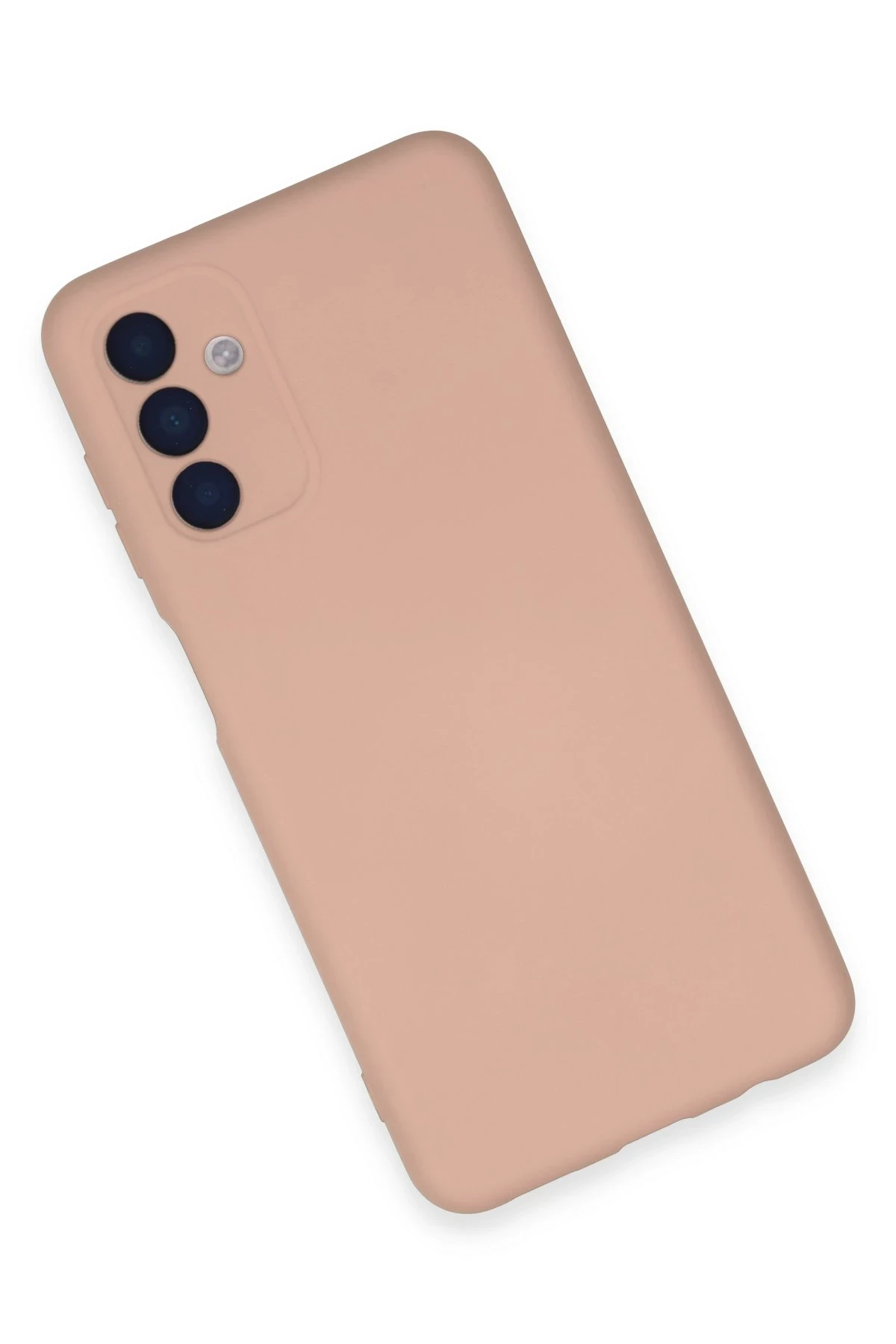 Newface Samsung Galaxy A24 4G Kılıf Nano içi Kadife Silikon - Pudra - Görsel 3