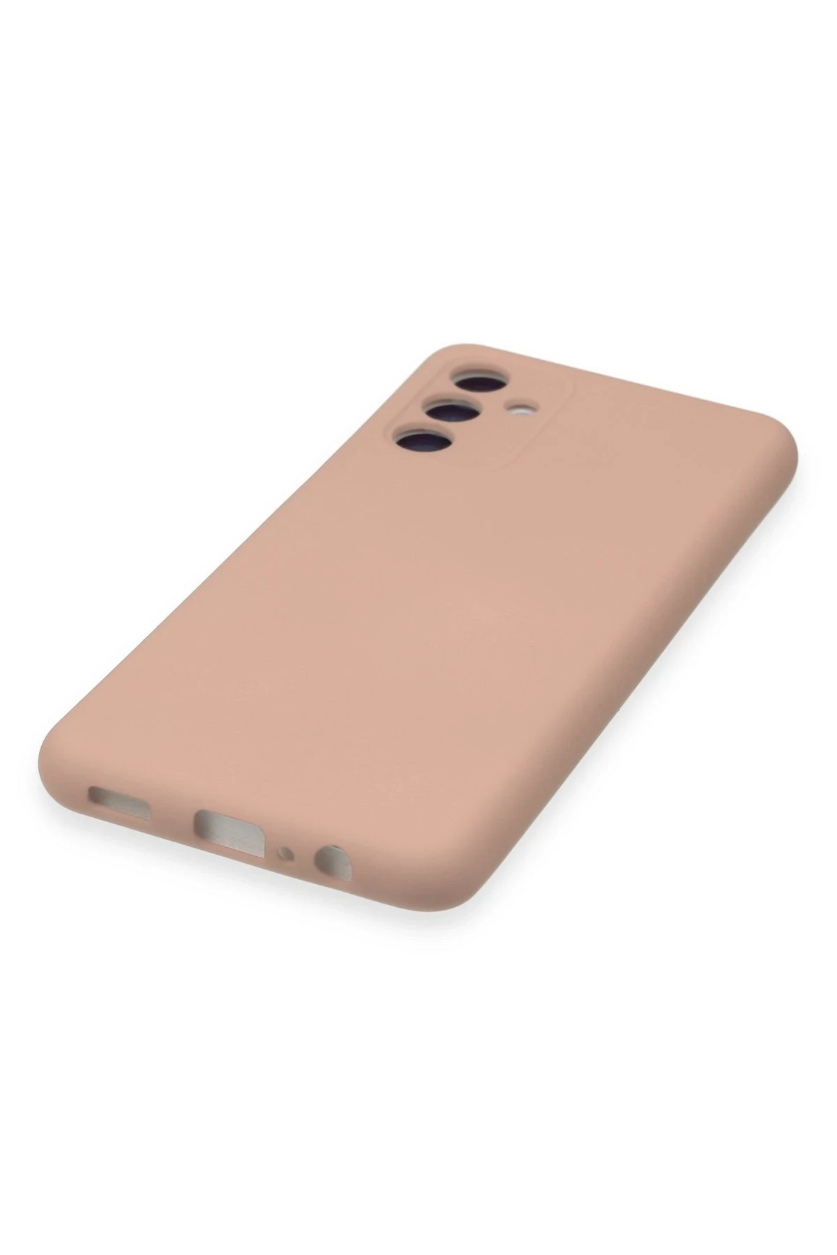 Newface Samsung Galaxy A24 4G Kılıf Nano içi Kadife Silikon - Pudra - Görsel 5