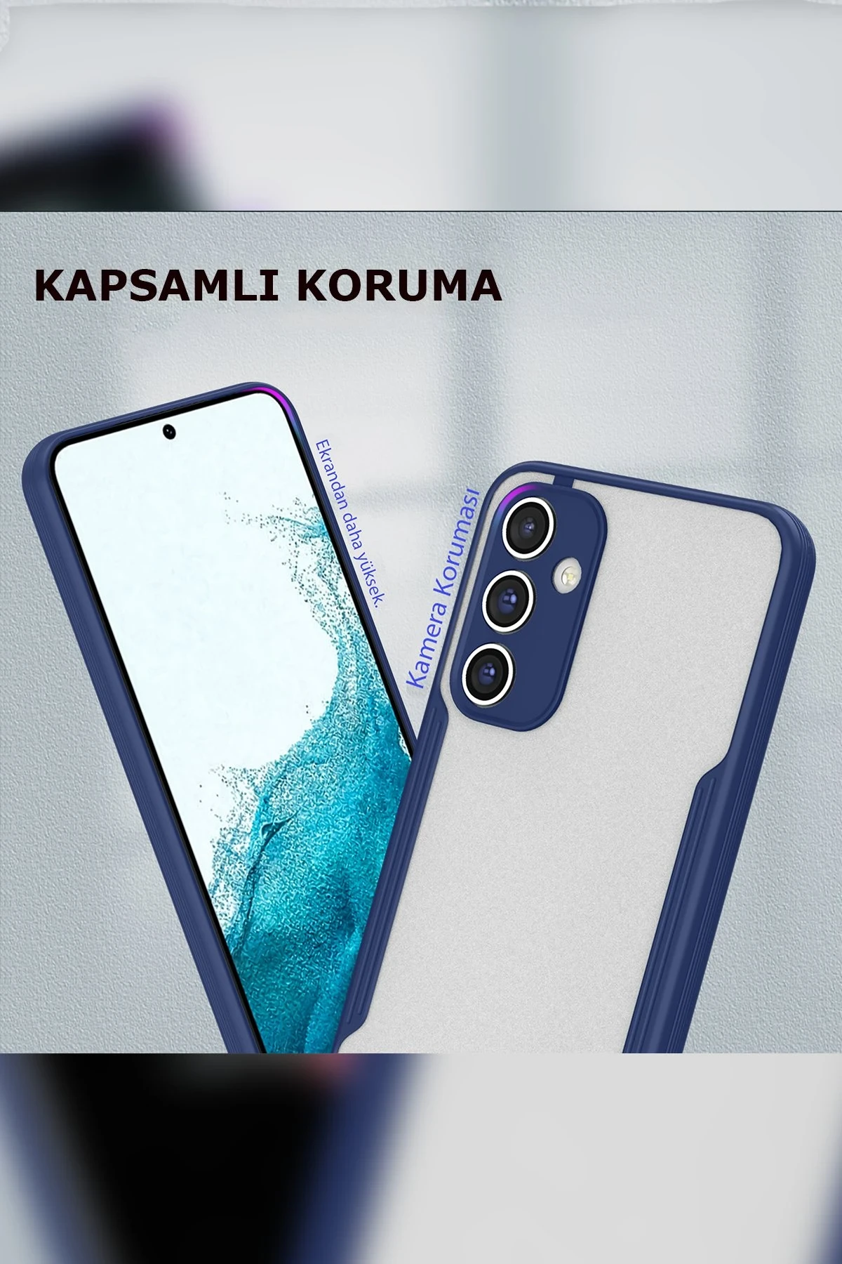 Newface Samsung Galaxy A24 4G Kılıf Platin Silikon - Sarı - Görsel 3