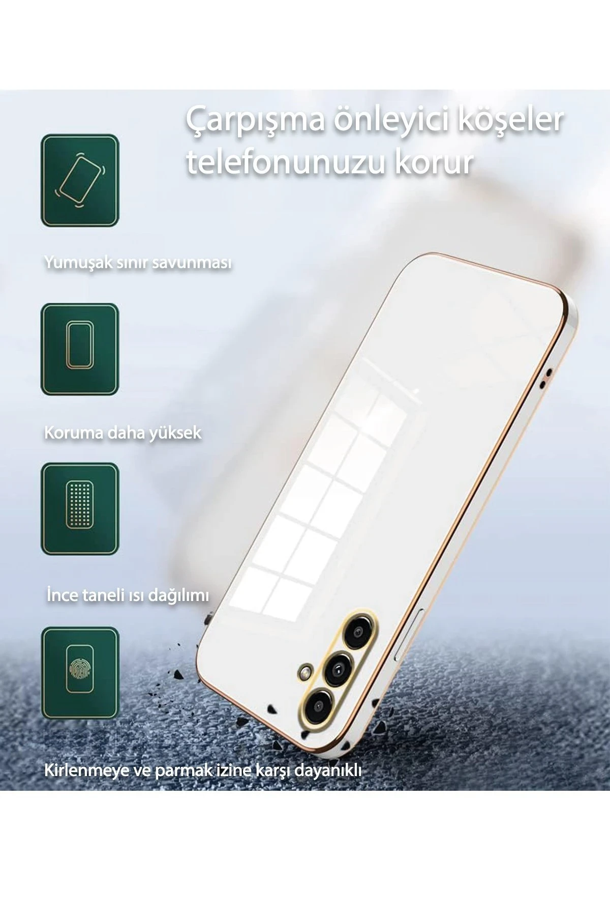Newface Samsung Galaxy M15 Kılıf Volet Silikon - Pembe - Görsel 3