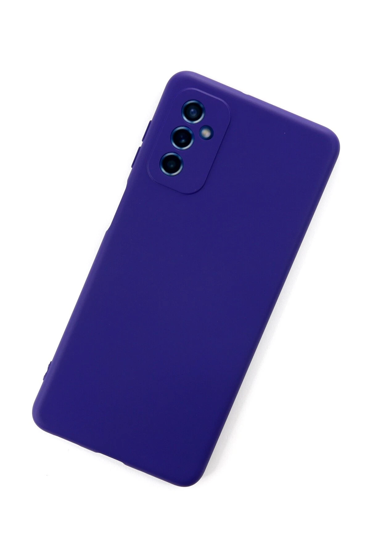 Newface Samsung Galaxy M52 5G Kılıf Nano içi Kadife Silikon - Mor - Görsel 3