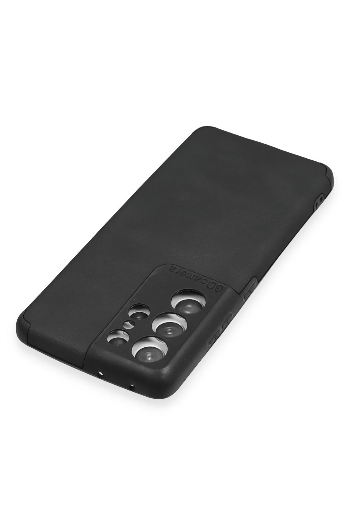 Newface Samsung Galaxy S21 Ultra Kılıf Loop Deri Silikon - Siyah - Görsel 3
