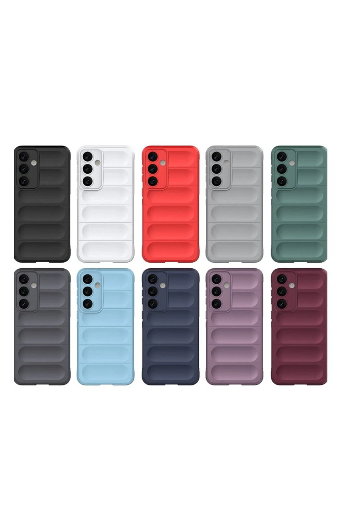 Newface Samsung Galaxy S24 FE Kılıf Optimum Silikon - Lacivert - Görsel 3