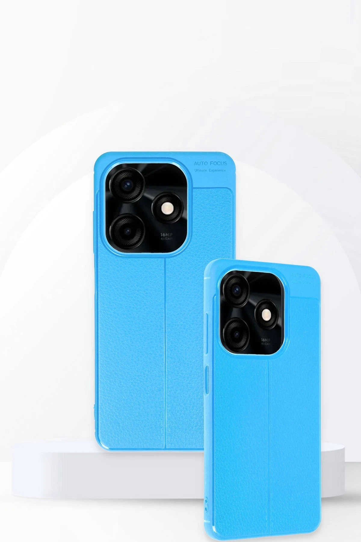 Newface Tecno Spark Go 2024 Kılıf Auto Focus Kapak - Mavi - Görsel 3