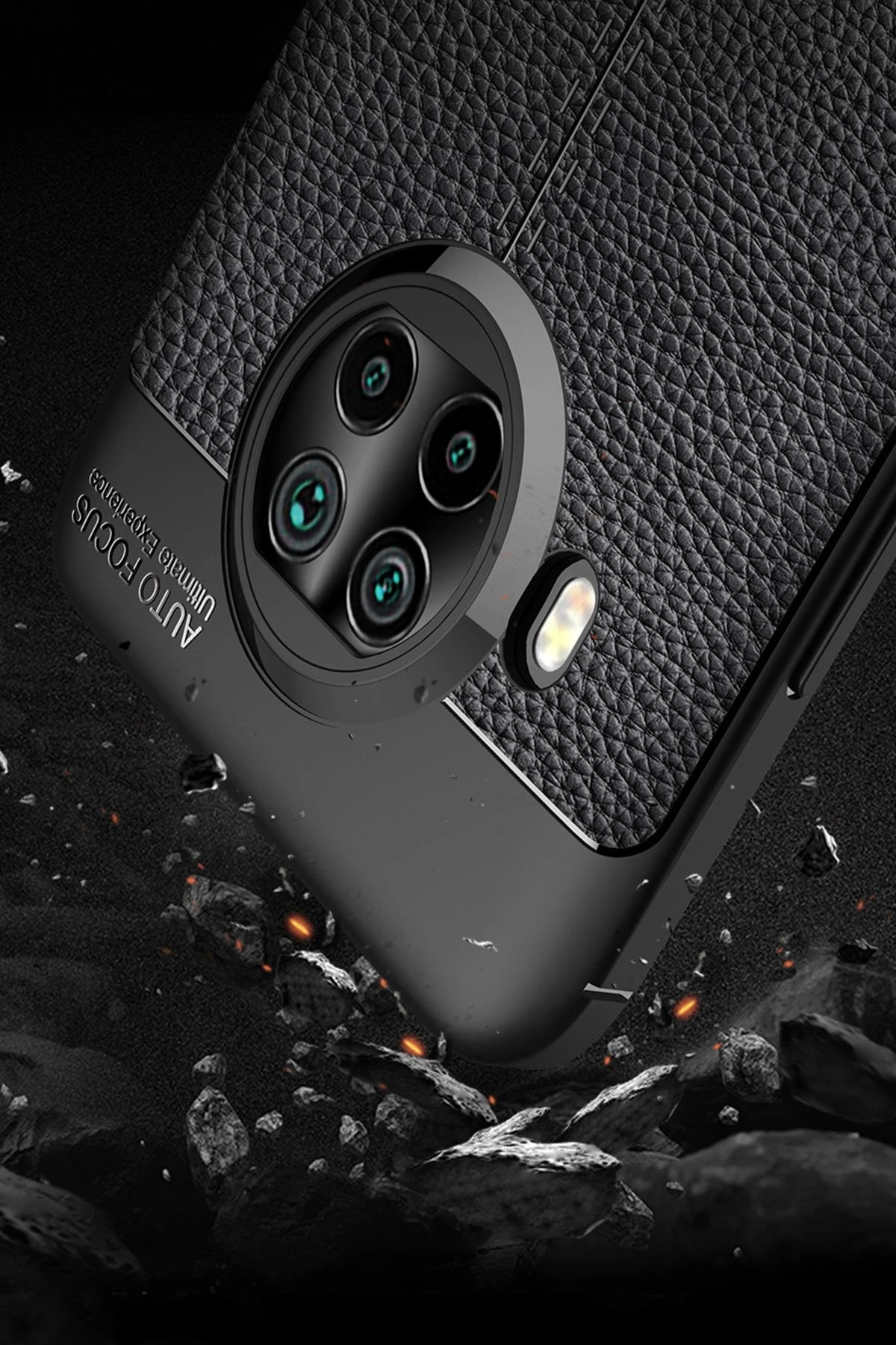 Newface Xiaomi Mi 10T Lite Kılıf Auto Focus Kapak - Kırmızı - Görsel 4