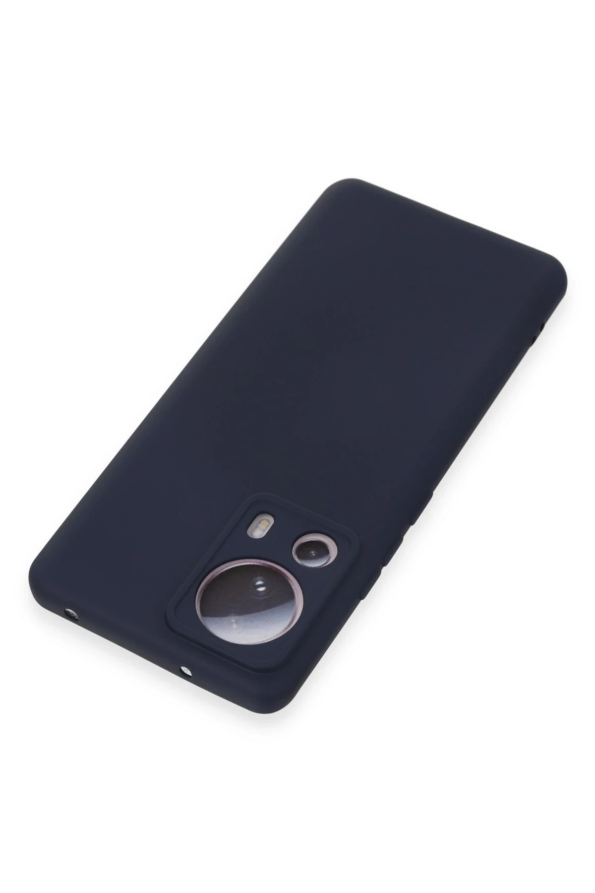 Newface Xiaomi Mi 13 Lite Kılıf Nano içi Kadife Silikon - Lacivert - Görsel 3