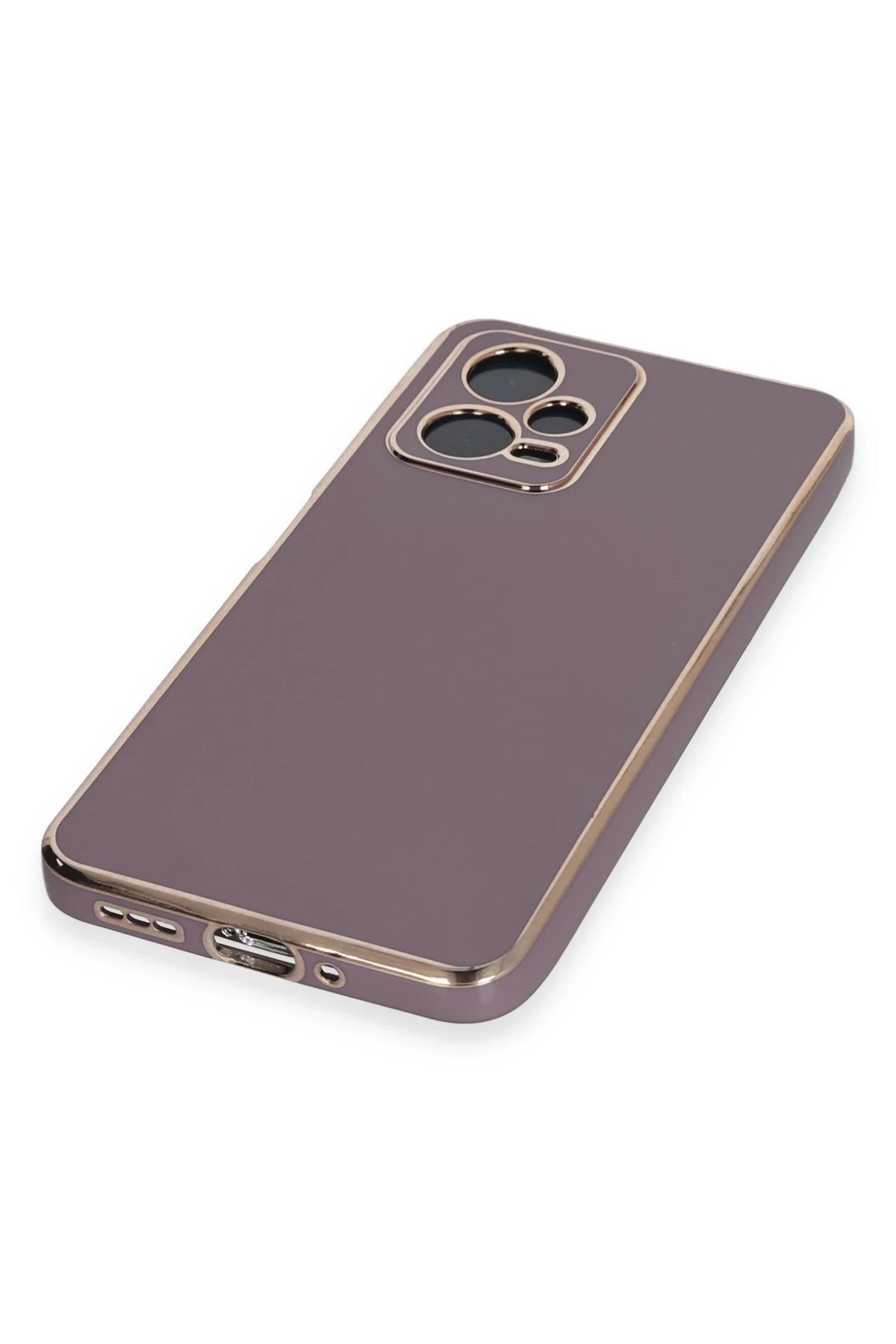 Newface Xiaomi Poco X5 5G Kılıf Volet Silikon - Mor - Görsel 4