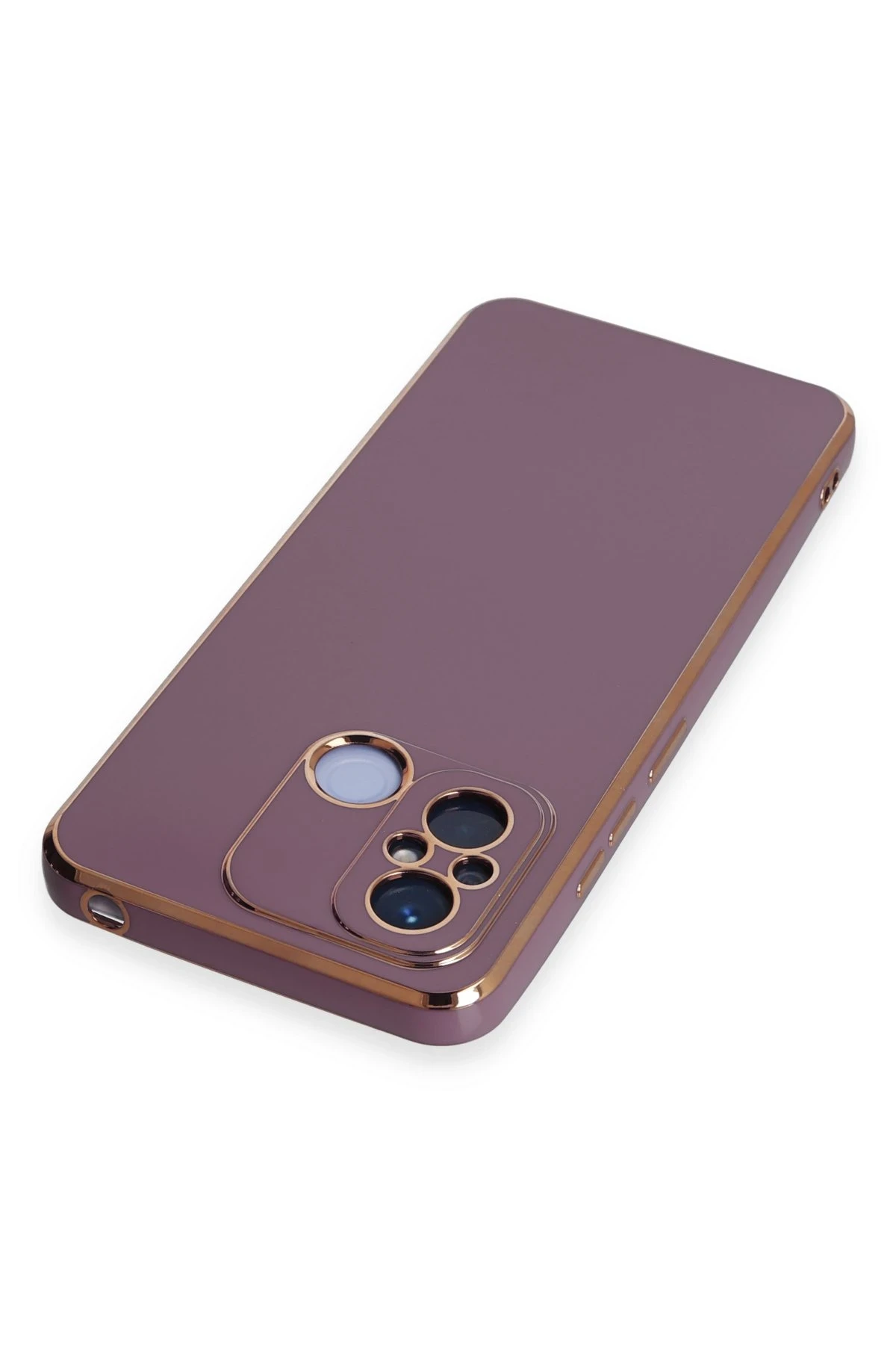 Newface Xiaomi Redmi 12C Kılıf Volet Silikon - Mor - Görsel 3