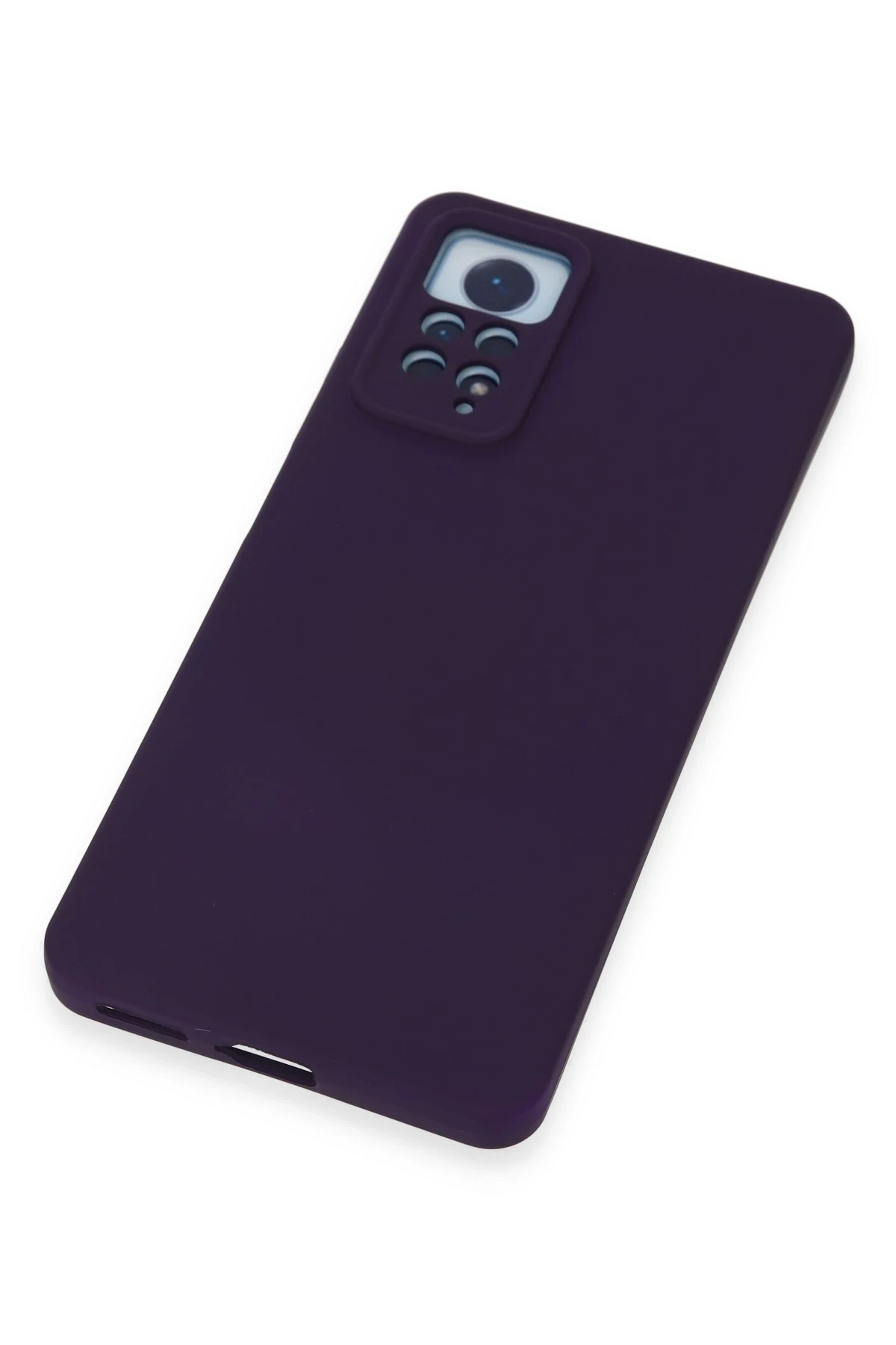 Newface Xiaomi Redmi Note 12 Pro 4G Kılıf Nano içi Kadife Silikon - Mor - Görsel 4
