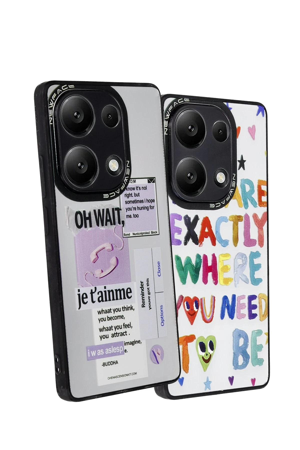Newface Xiaomi Redmi Note 13 Pro 5G Kılıf Mirror Desenli Kapak - Mirror - 5 - Görsel 3