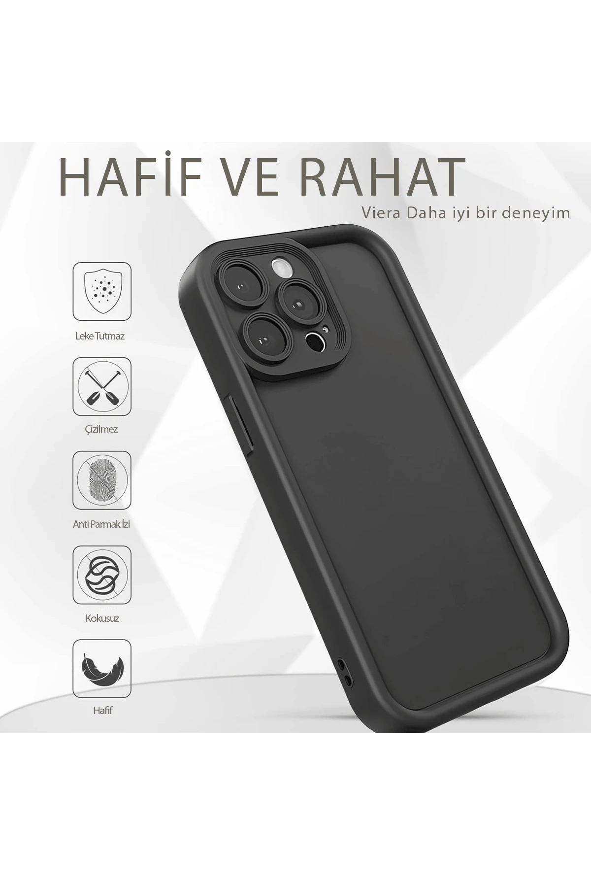 Newface iPhone 11 Kılıf Viera Silikon - Lacivert - Görsel 3