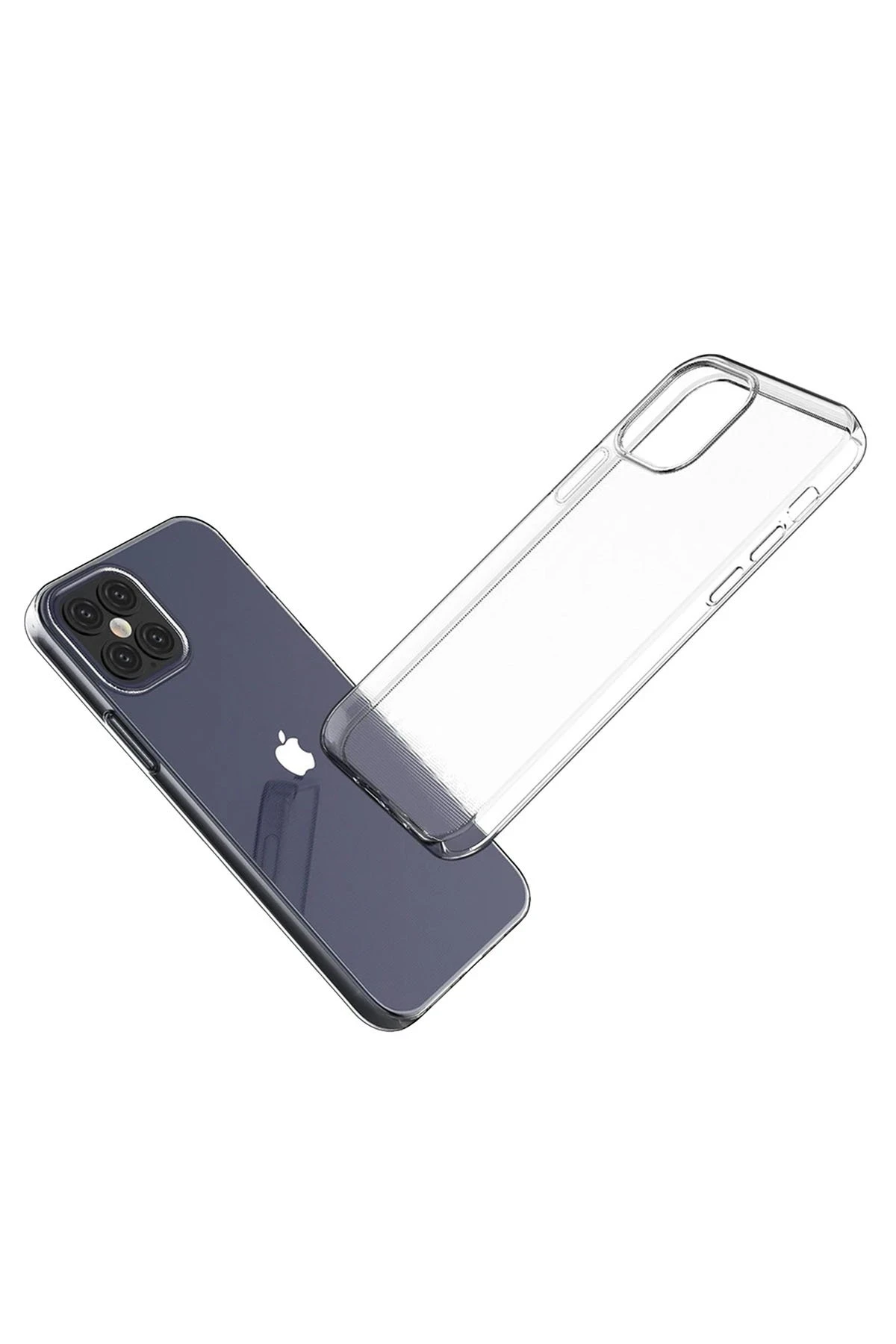 Newface iPhone 12 Mini Kılıf Lüx Şeffaf Silikon - Görsel 5