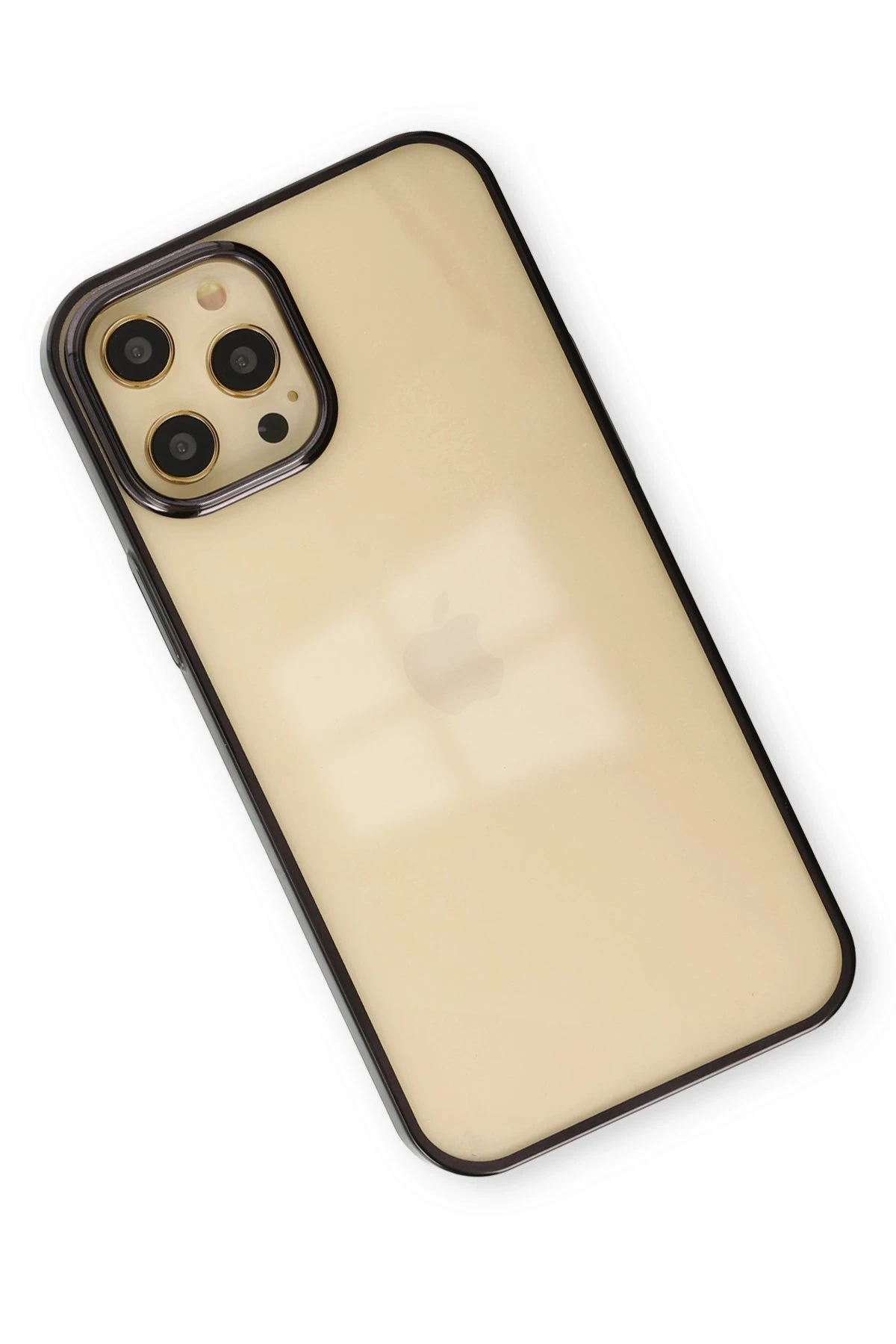 Newface iPhone 12 Pro Max Kılıf Element Silikon - Siyah - Görsel 3