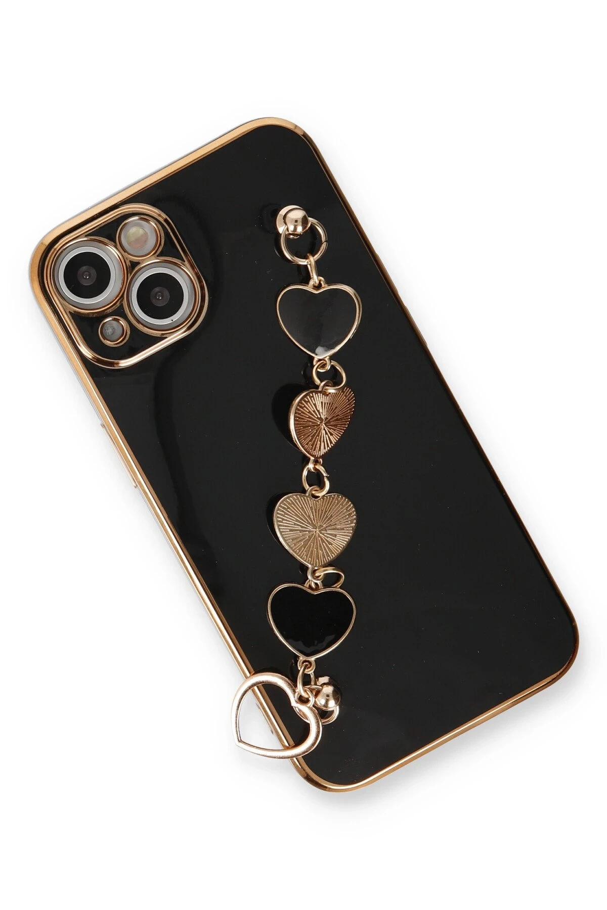 Newface iPhone 13 Kılıf Esila Silikon - Siyah - Görsel 3