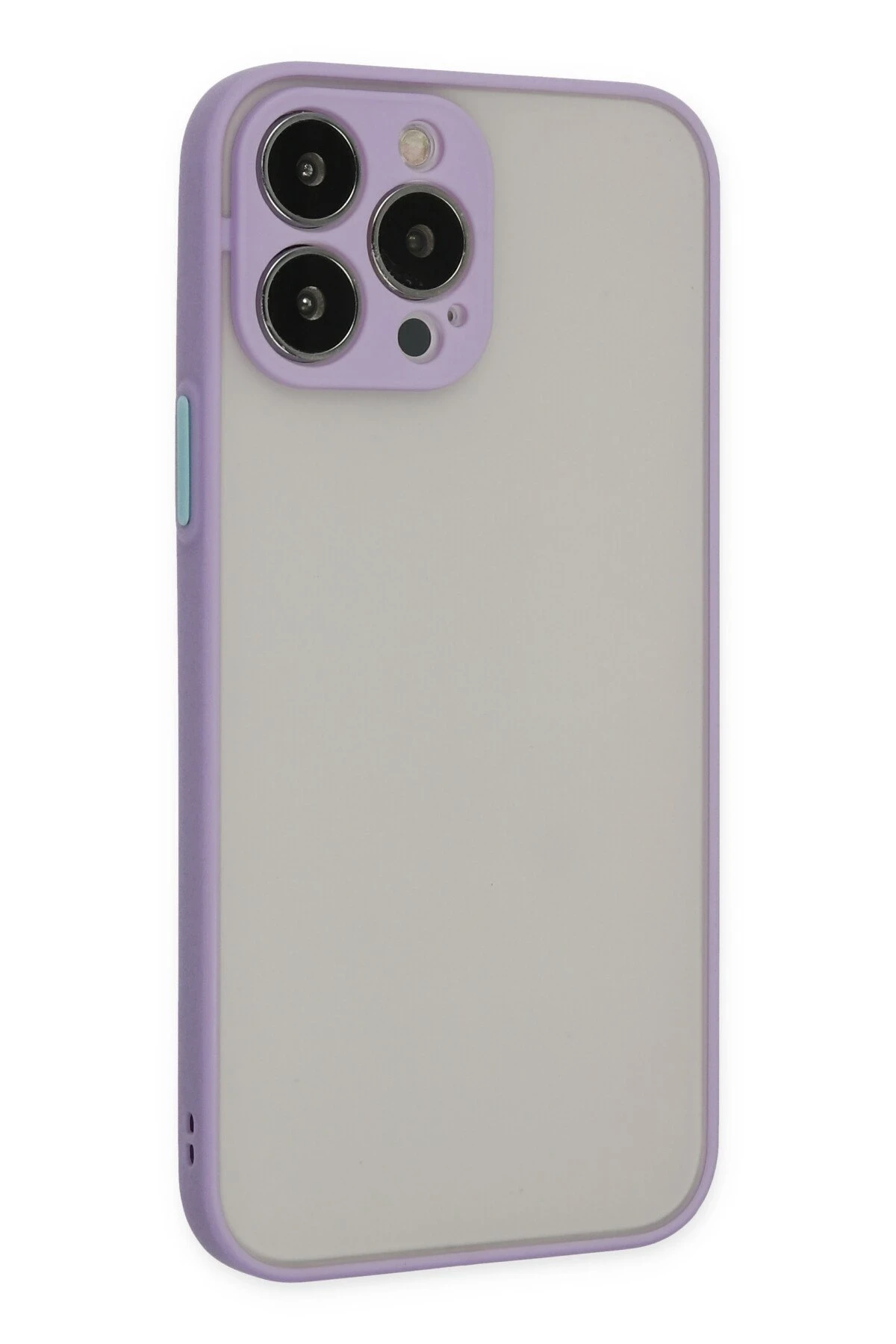 Newface iPhone 13 Pro Kılıf Montreal Silikon Kapak - Mor - Görsel 3