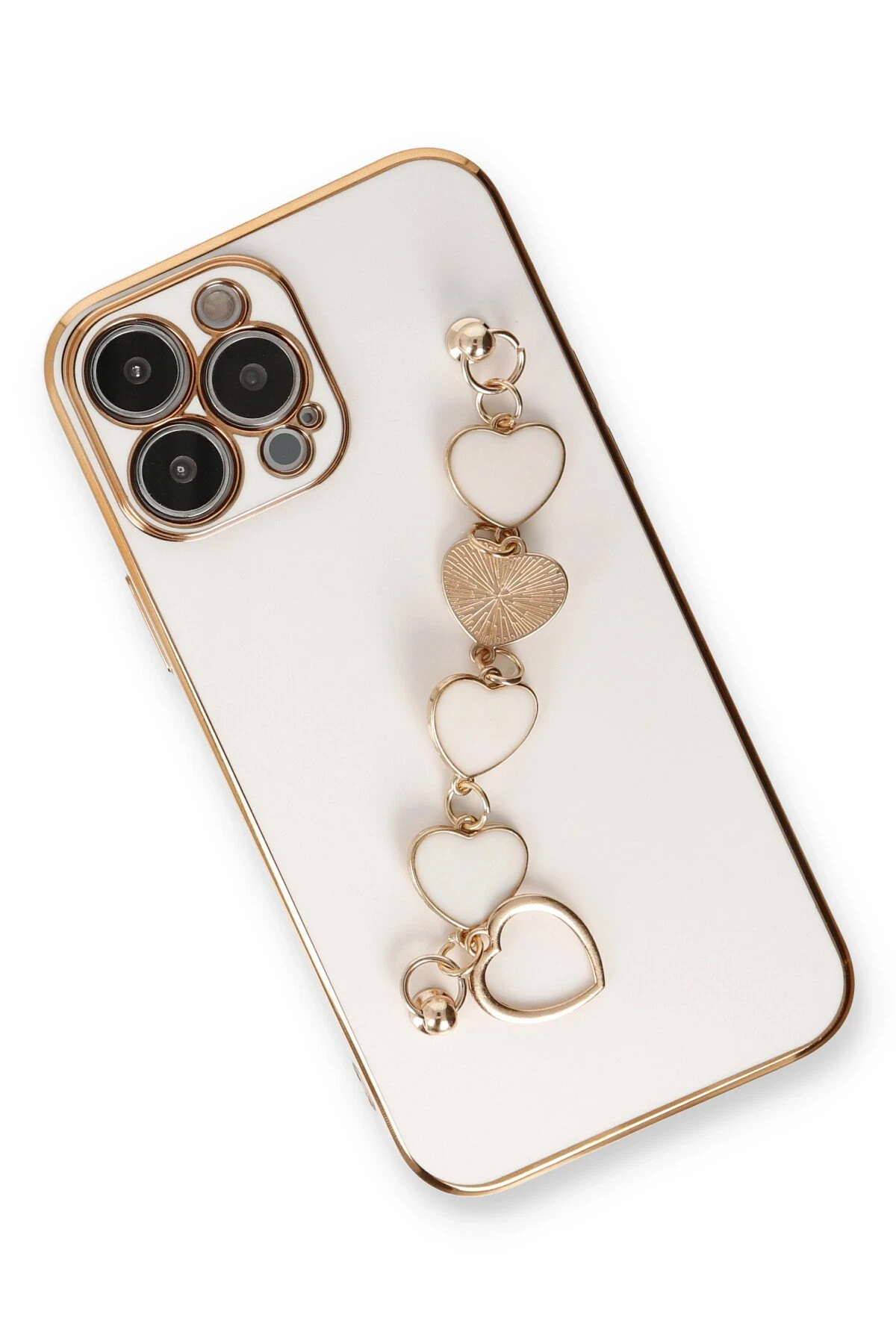 Newface iPhone 13 Pro Max Kılıf Esila Silikon - Beyaz - Görsel 3