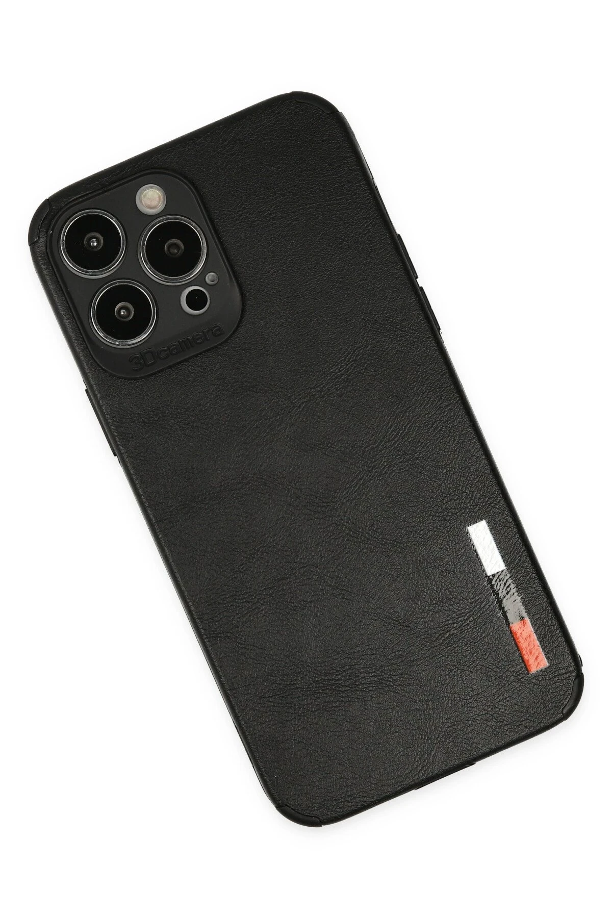 Newface iPhone 13 Pro Max Kılıf Loop Deri Silikon - Siyah - Görsel 3