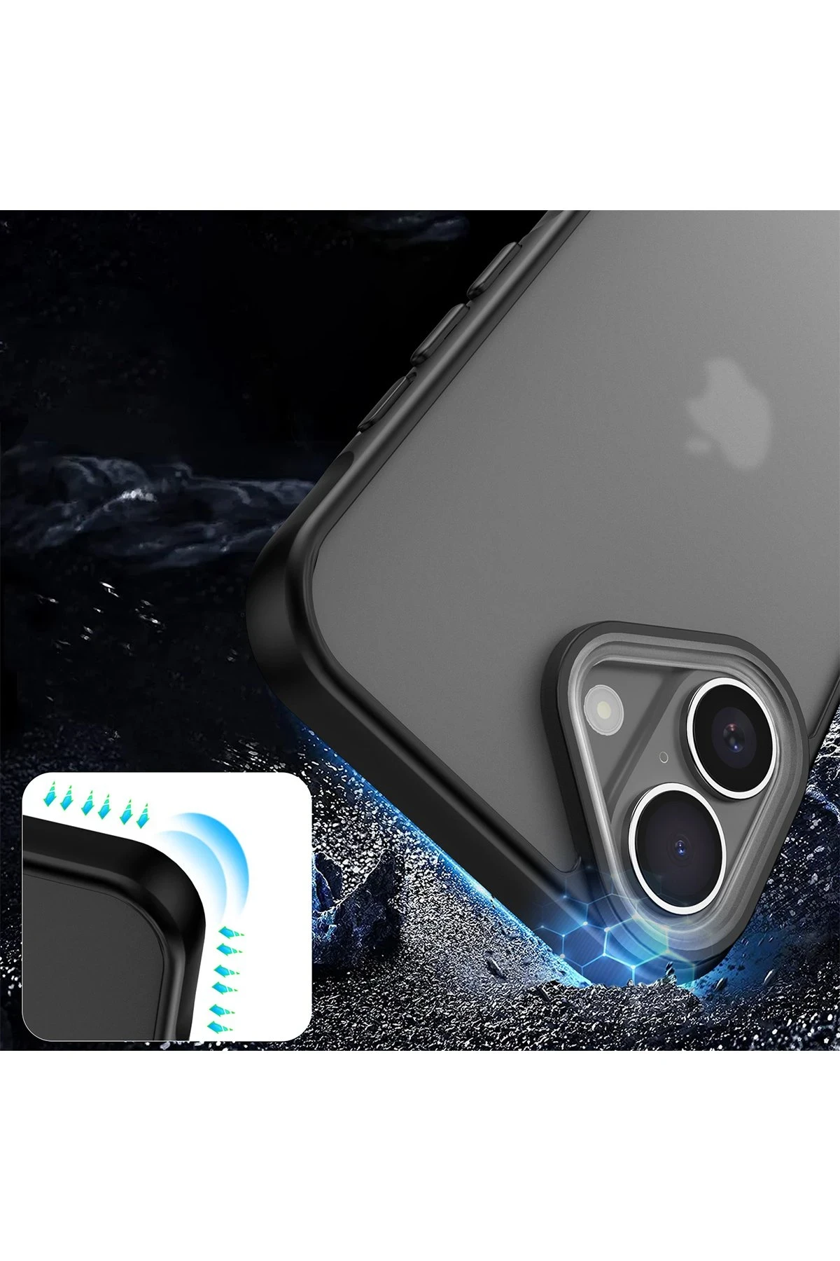 Newface iPhone 16 Kılıf Elegant Kapak - Pudra - Görsel 4