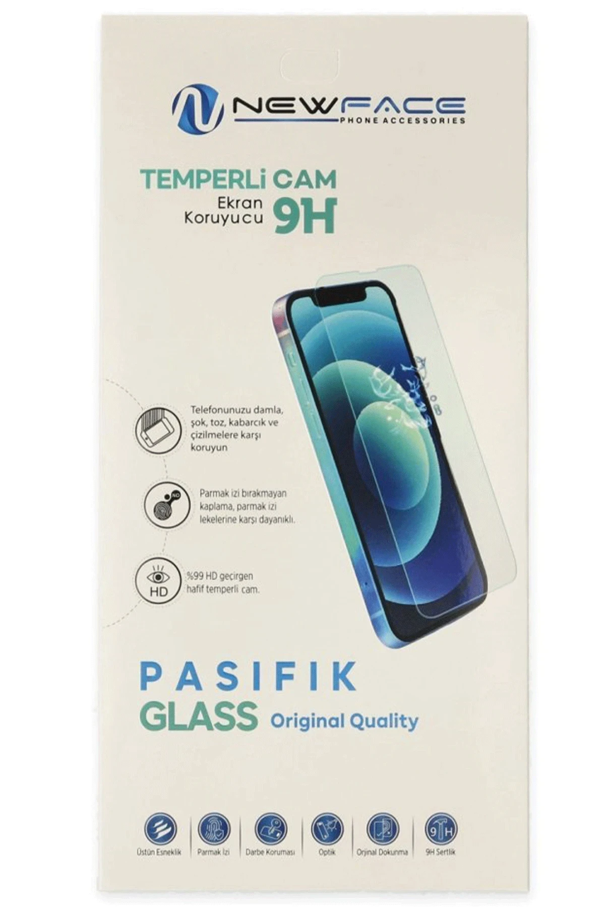 Newface iPhone 16 Pasifik Cam Ekran Koruyucu - Görsel 3
