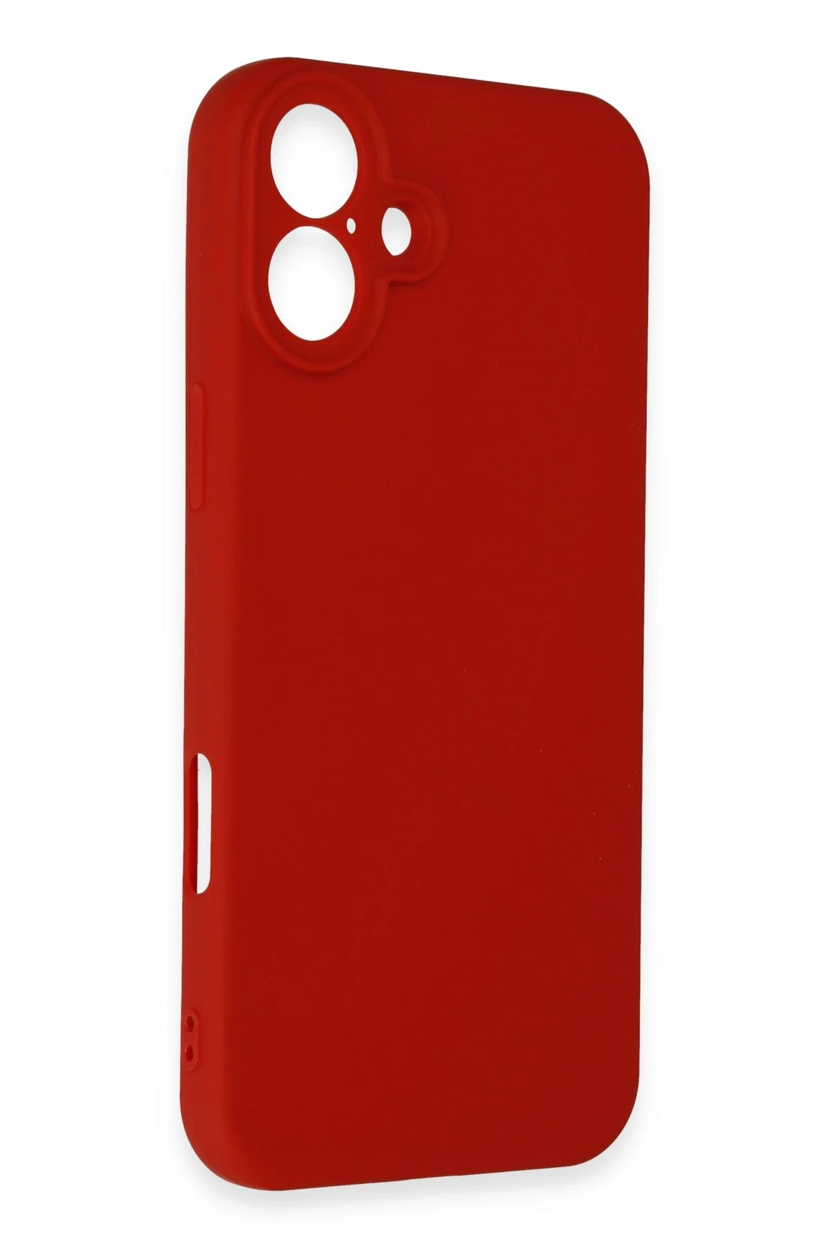 Newface iPhone 16 Plus Kılıf First Silikon - Kırmızı - Görsel 3