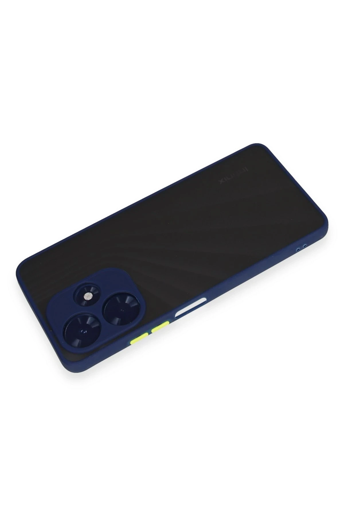 Newface İnfinix Hot 30 4G Kılıf Montreal Silikon Kapak - Lacivert - Görsel 3