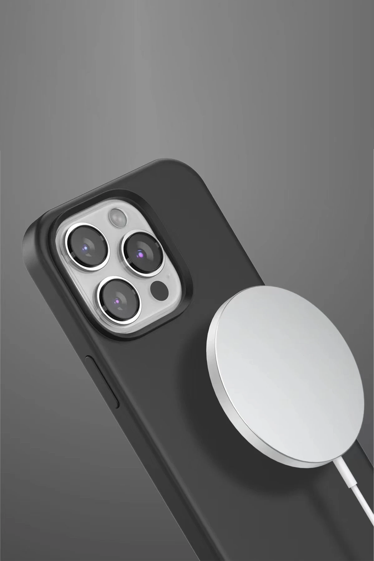Venco iPhone 15 Pro Max Home Magsafe Kapak - Titan Gri - Görsel 3