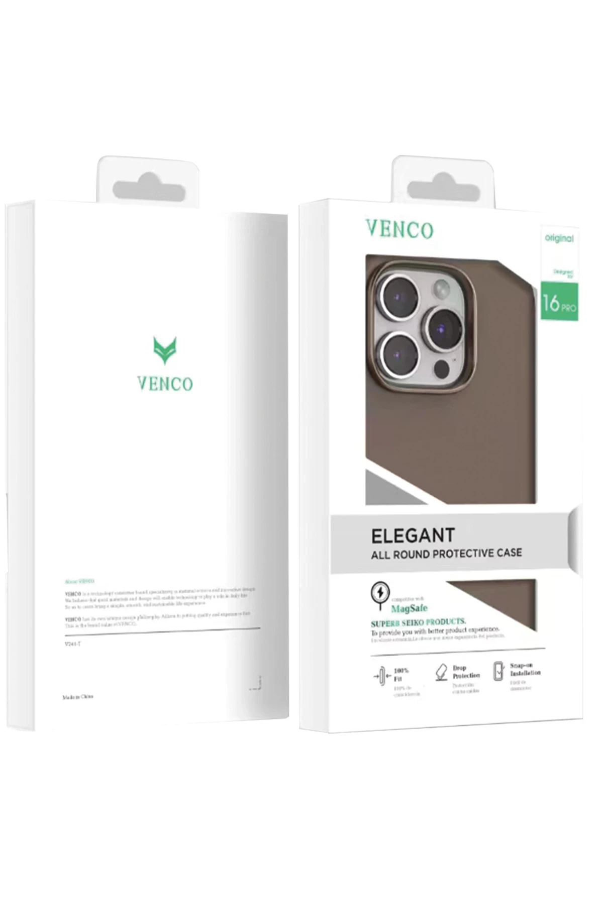 Venco iPhone 16 Jinta Magsafe Kapak - Siyah - Görsel 4