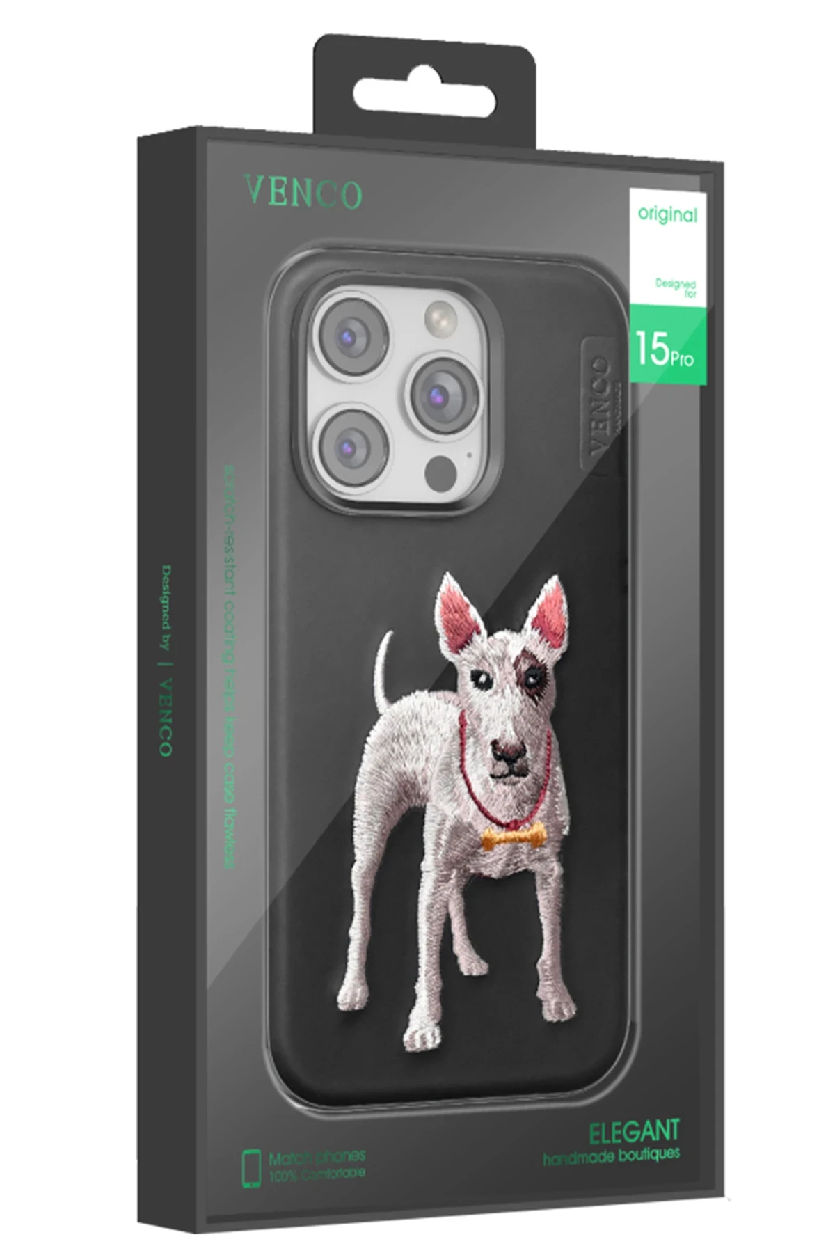 Venco iPhone 16 Perma Desenli Kapak - Lacivert - Görsel 4