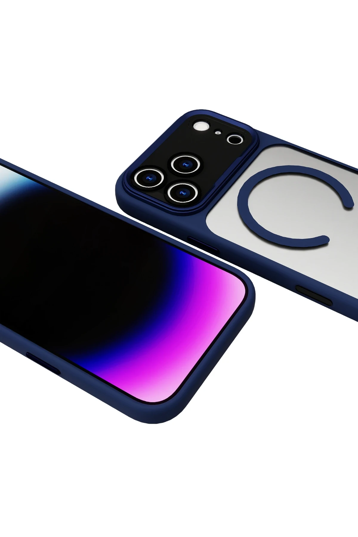 Joko Apple iPhone 17 Pro Hazar Magsafe Kapak - Lacivert - Görsel 4