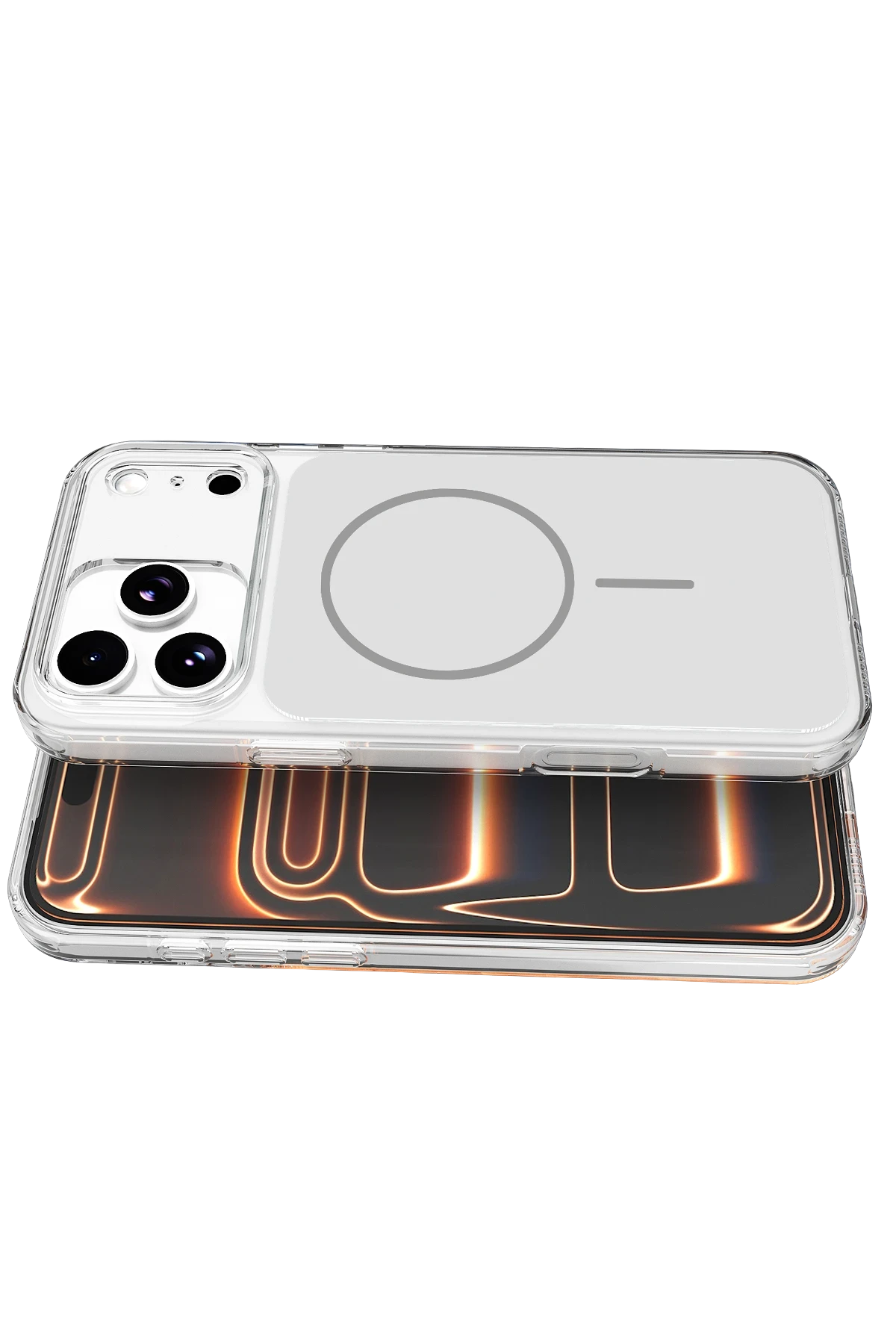 Joko Apple iPhone 17 Pro Max Bruma Magsafe Kapak - Gümüş - Görsel 3