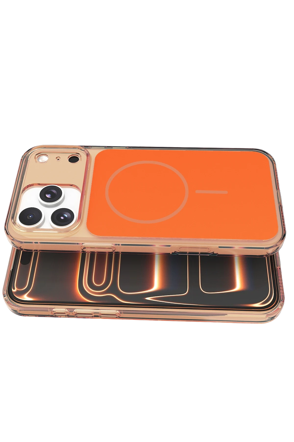 Joko Apple iPhone 17 Pro Max Bruma Magsafe Kapak - Turuncu - Görsel 3