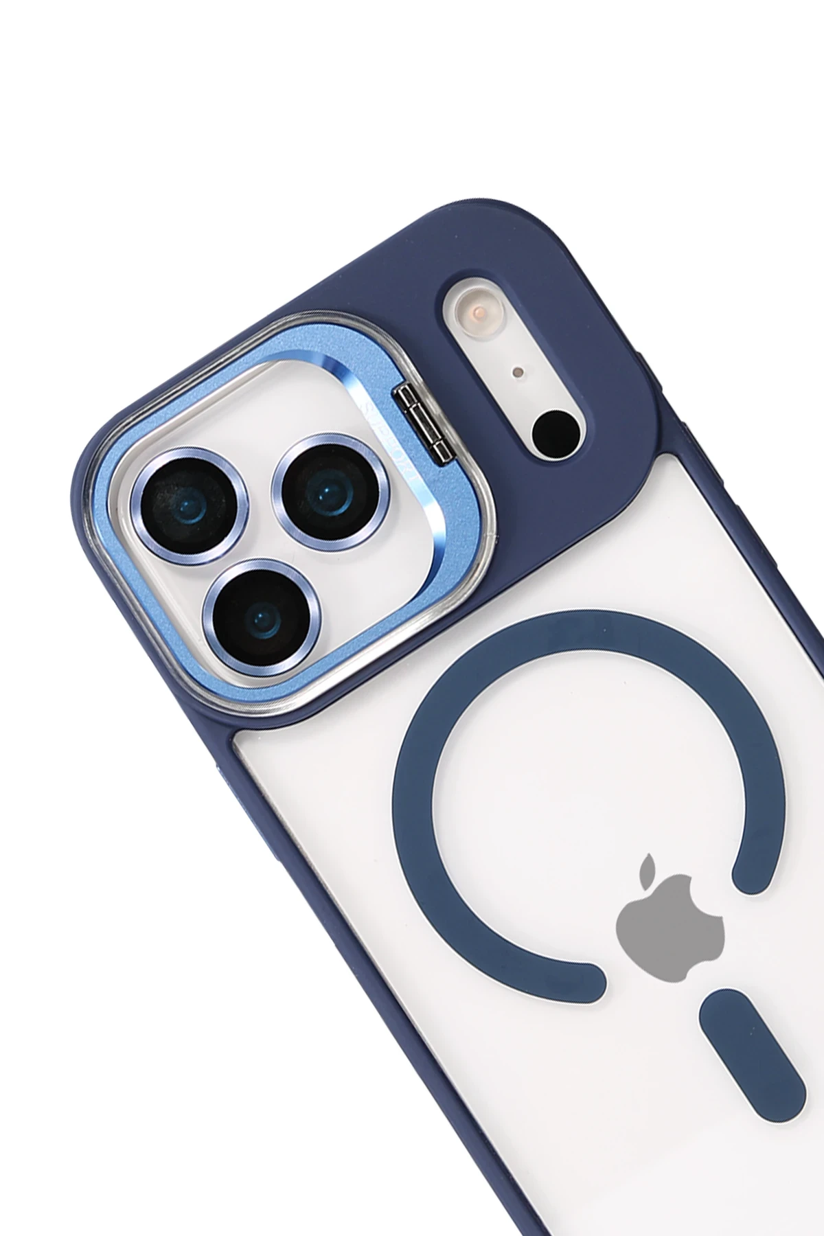 Joko Apple iPhone 17 Pro Max Remim Lensli Magsafe Standlı Kapak - Lacivert - Görsel 3