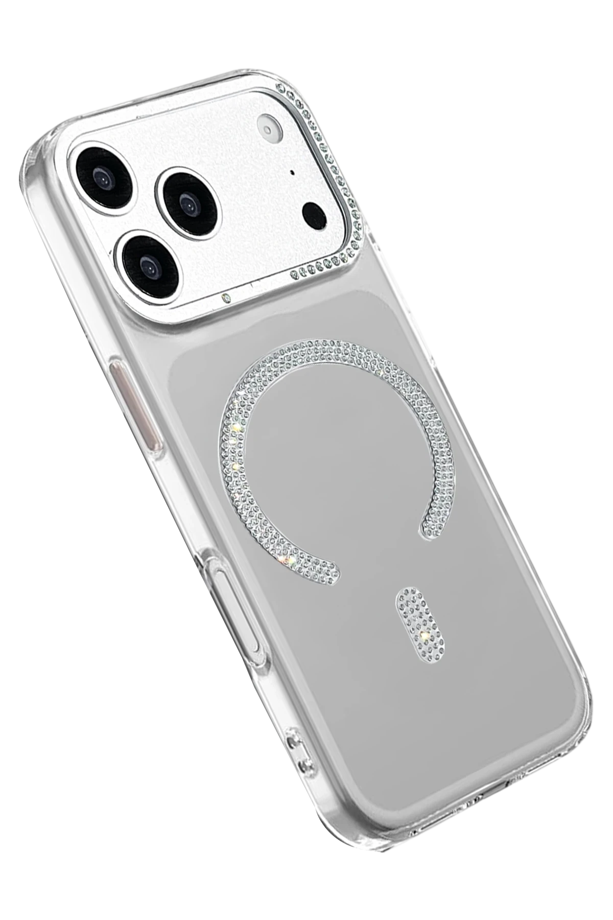 Joko Apple iPhone 17 Pro Max Tash Diamond Magsafe Kapak - Beyaz - Görsel 4