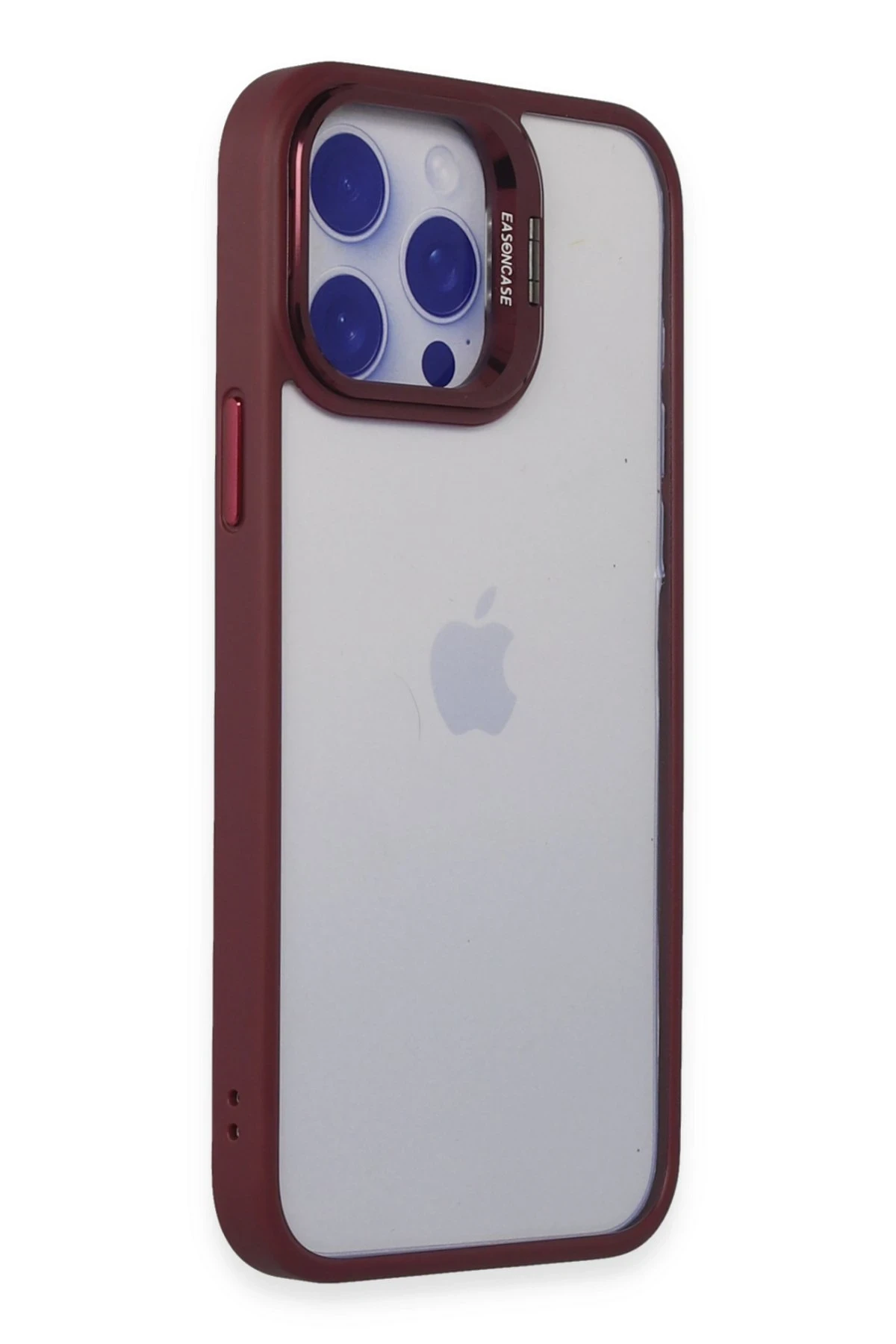 Joko iPhone 14 Pro Kılıf Roblox Lens Standlı Kapak - Bordo - Görsel 3