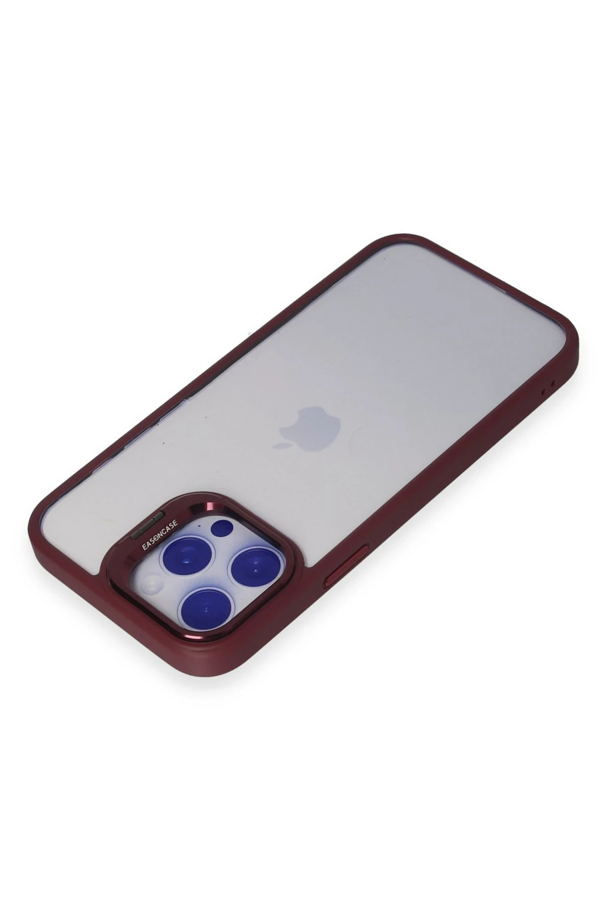 Joko iPhone 14 Pro Kılıf Roblox Lens Standlı Kapak - Bordo - Görsel 4