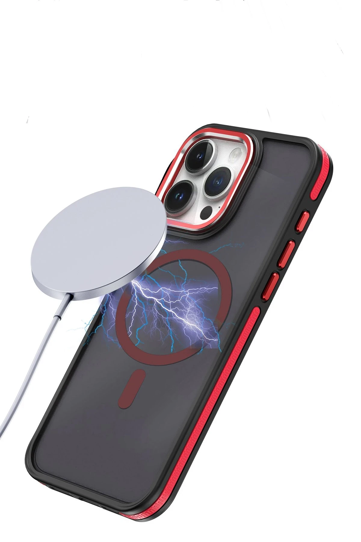 Joko iPhone 14 Pro Winner Magsafe Kapak - Gri - Görsel 5