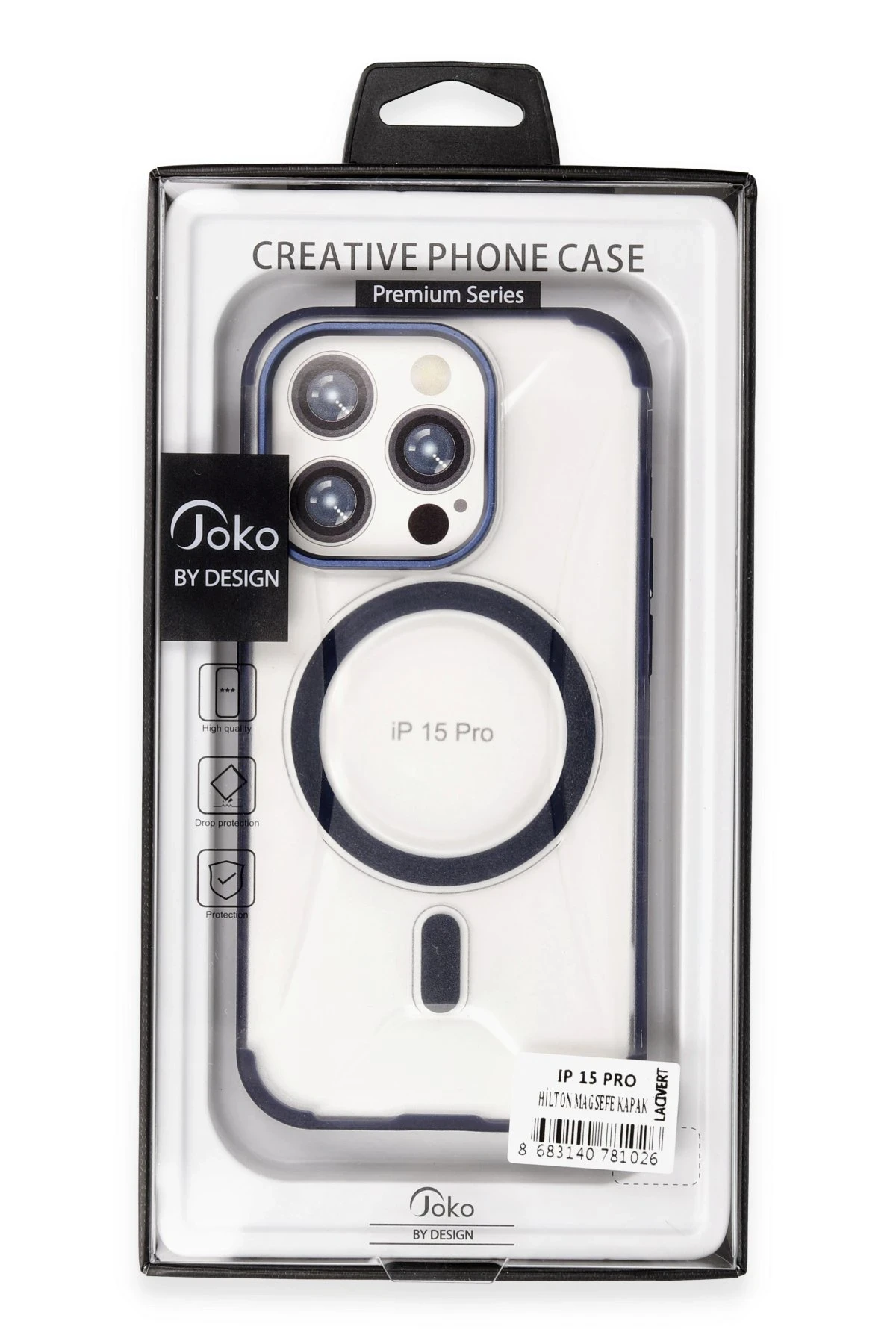 Joko iPhone 15 Pro Hilton Magsafe Kapak - Derin Mor - Görsel 4