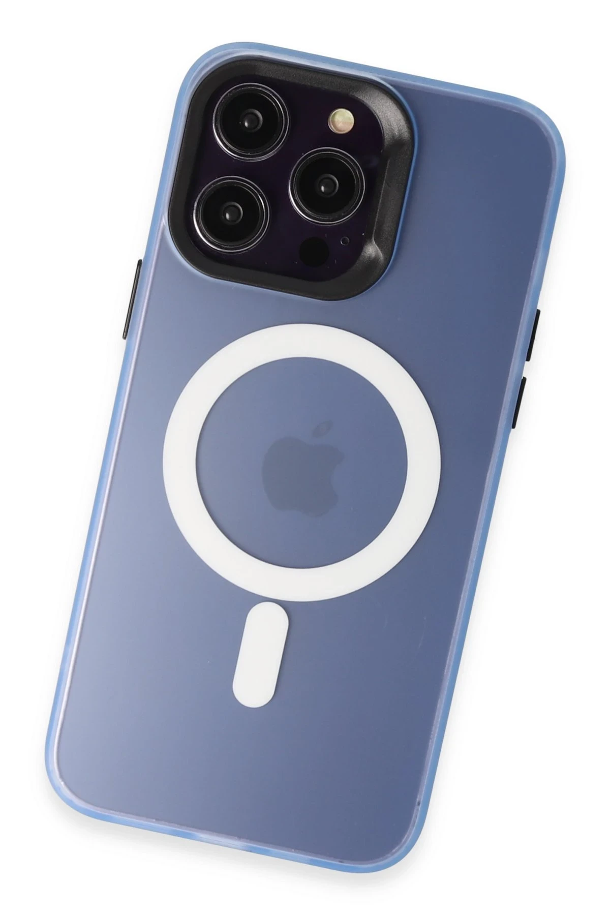 Joko iPhone 15 Pro Kılıf Mateks Magsafe Kapak - Sierra Blue - Görsel 3